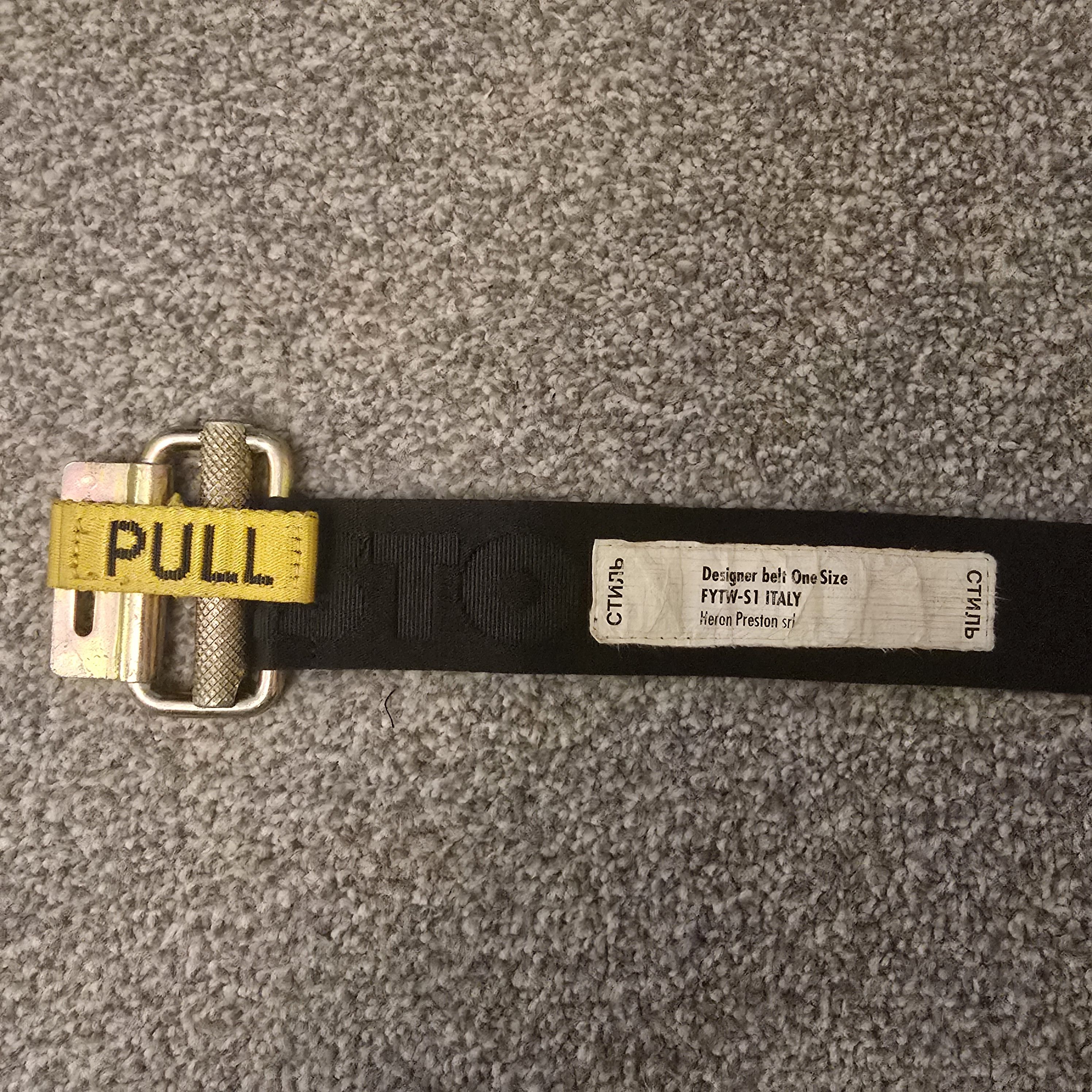 Heron Preston Heron Preston Logo Tape Belt Size ONE SIZE - 1 Thumbnail