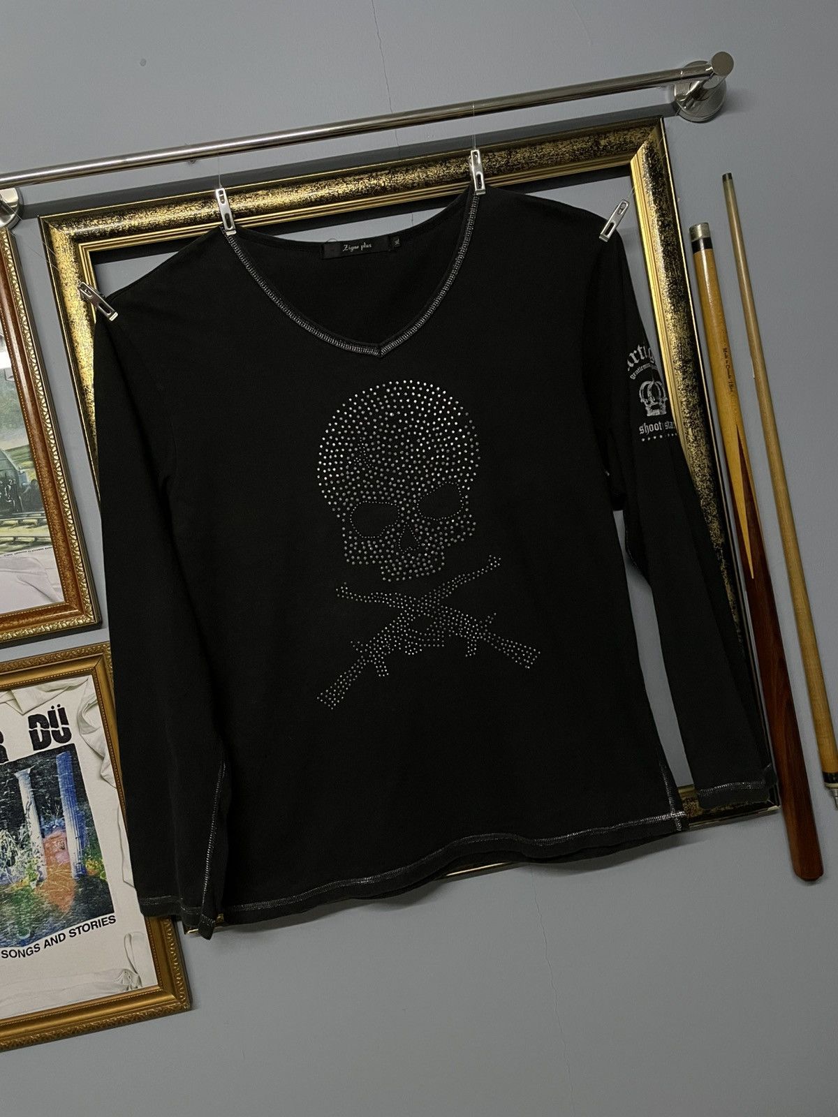 Designer × Japanese Brand × Vintage Vintage 90s Japan Designer Zigue Plus Autonomus Skull Faded Size US M / EU 48-50 / 2 - 2 Thumbnail