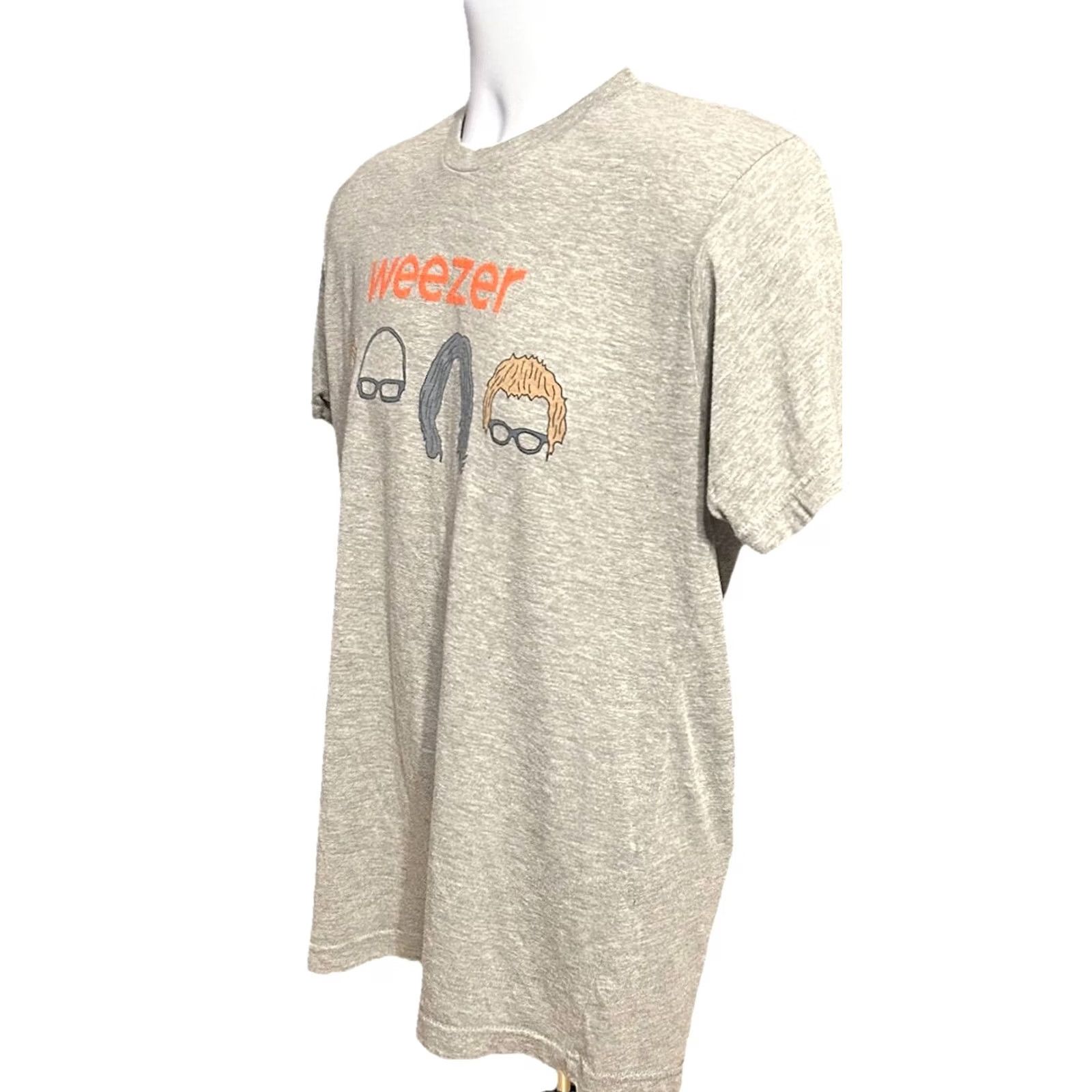 Tultex Weezer Summer 2018 Tour Shirt Men Medium Gray Short Sleeve Double Sided Tultex - Vintage Size US M / EU 48-50 / 2 - 3 Thumbnail