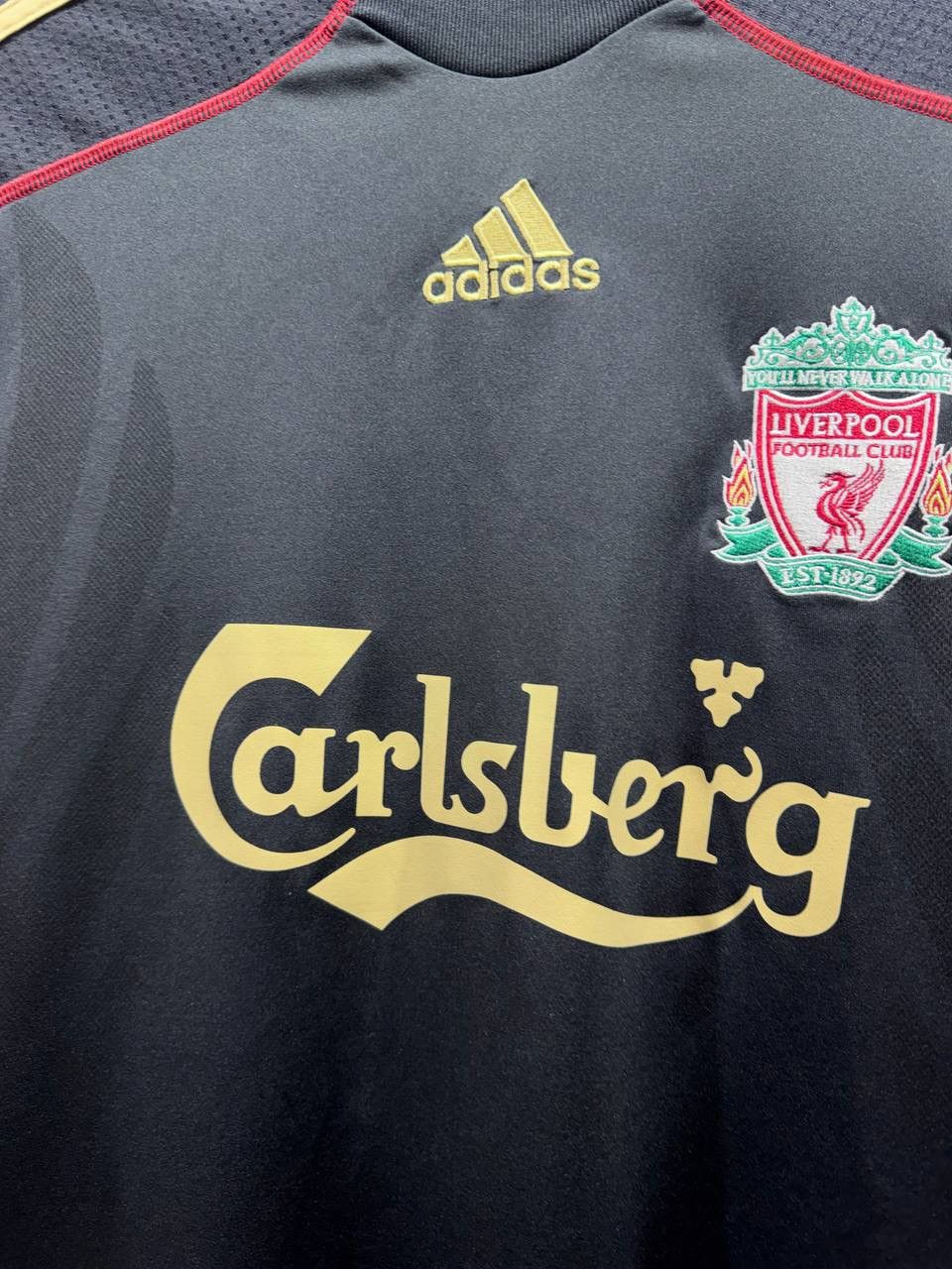 Adidas Liverpool 2009-10 Adidas Away Footvall Shirt Jersey Size US M / EU 48-50 / 2 - 5 Thumbnail