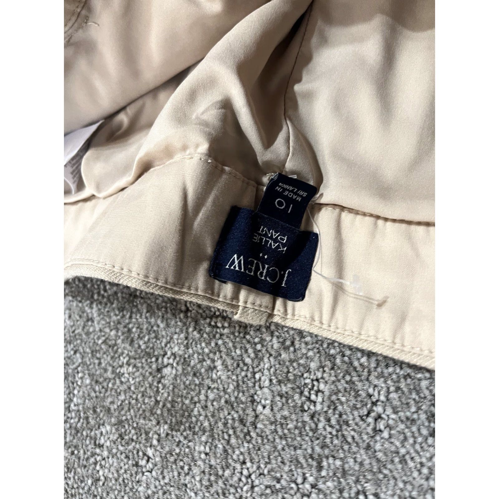 J.Crew J.Crew Kallie Lined Pant Size 10 Khaki Cotton Linen Versatile Size 32" / US 10 / IT 46 - 5 Thumbnail