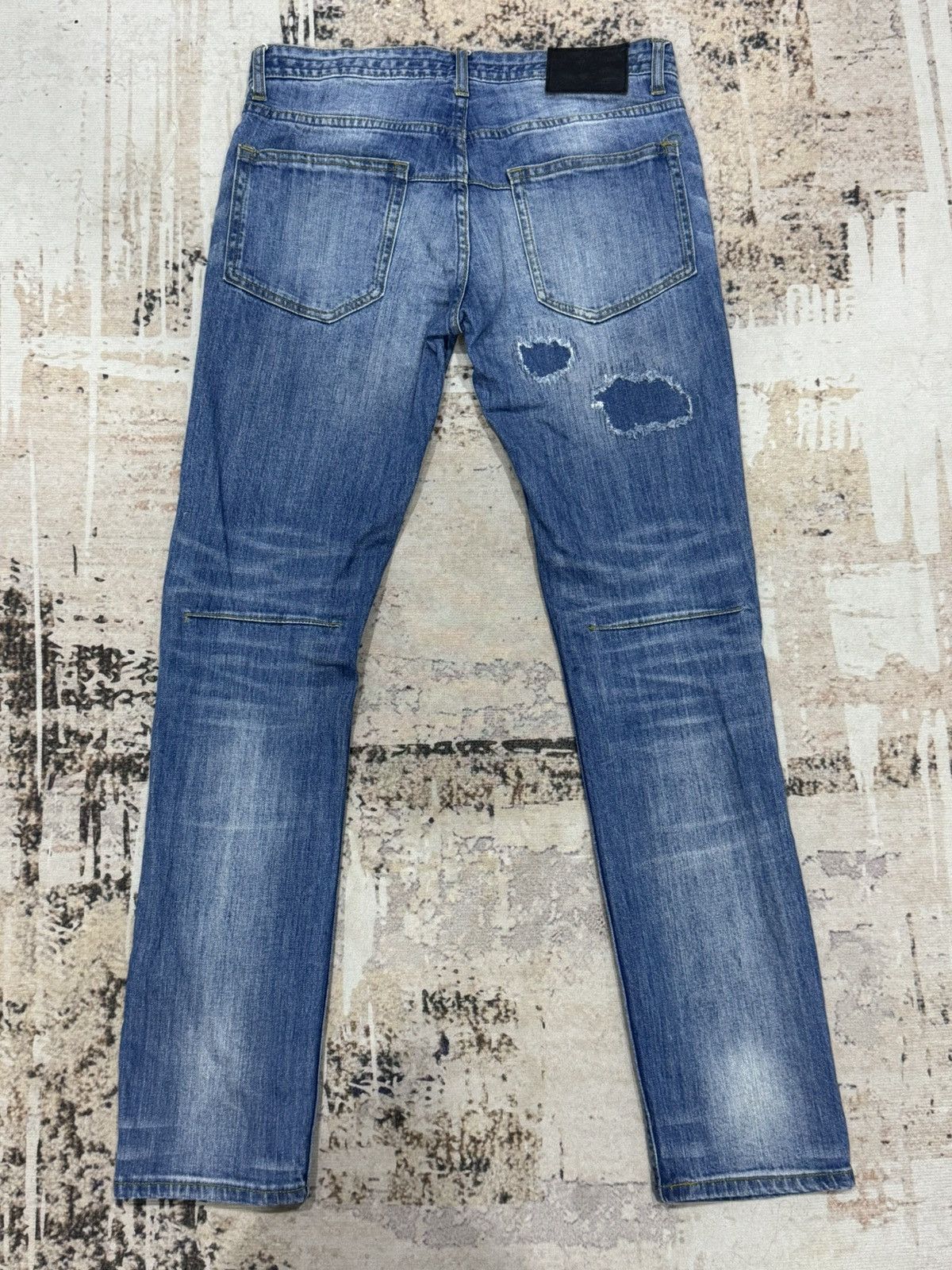 Japanese Brand NumberNine X Nano universe distress denim jeans Size US 30 / EU 46 - 18 Thumbnail