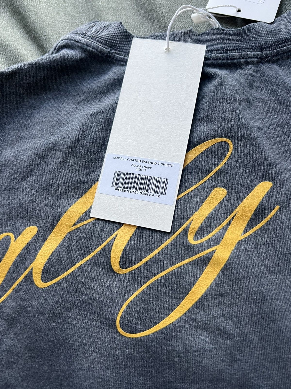 PROJECT G/R Project GR Locally Hated Washed T Shirt Size 2 Size US M / EU 48-50 / 2 - 10 Thumbnail