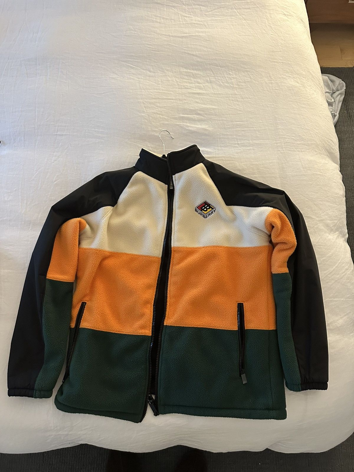 Burberry Burberry Striped Fleece Jacket Size US M / EU 48-50 / 2 - 1 Thumbnail