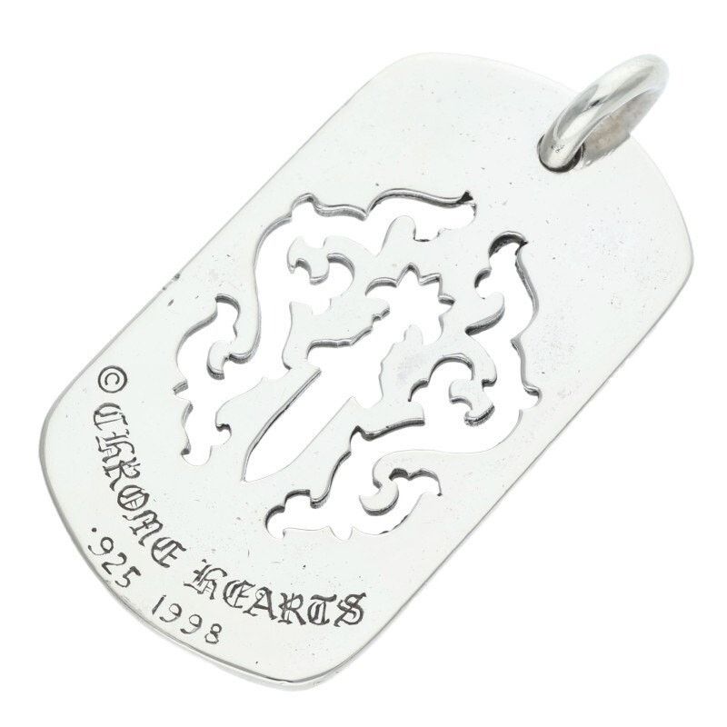 Chrome Hearts Chrome Hearts Large Dagger Dog Tag Necklace Size ONE SIZE - 1 Thumbnail