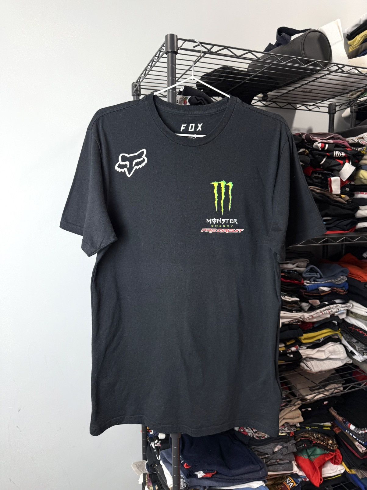 Red Bull Vintage Fox Monster Energy T Shirt Drink Gorilla Size US M / EU 48-50 / 2 - 2 Thumbnail