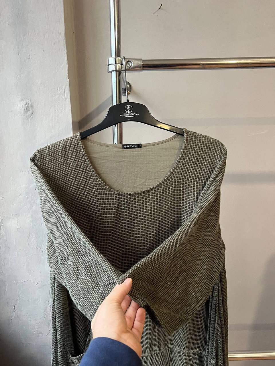 Japanese Brand GRIZAS ASYMMETRICAL JAPANESE ART AVANTGARDE DRESS SIZE L Size L / US 10 / IT 46 - 6 Thumbnail
