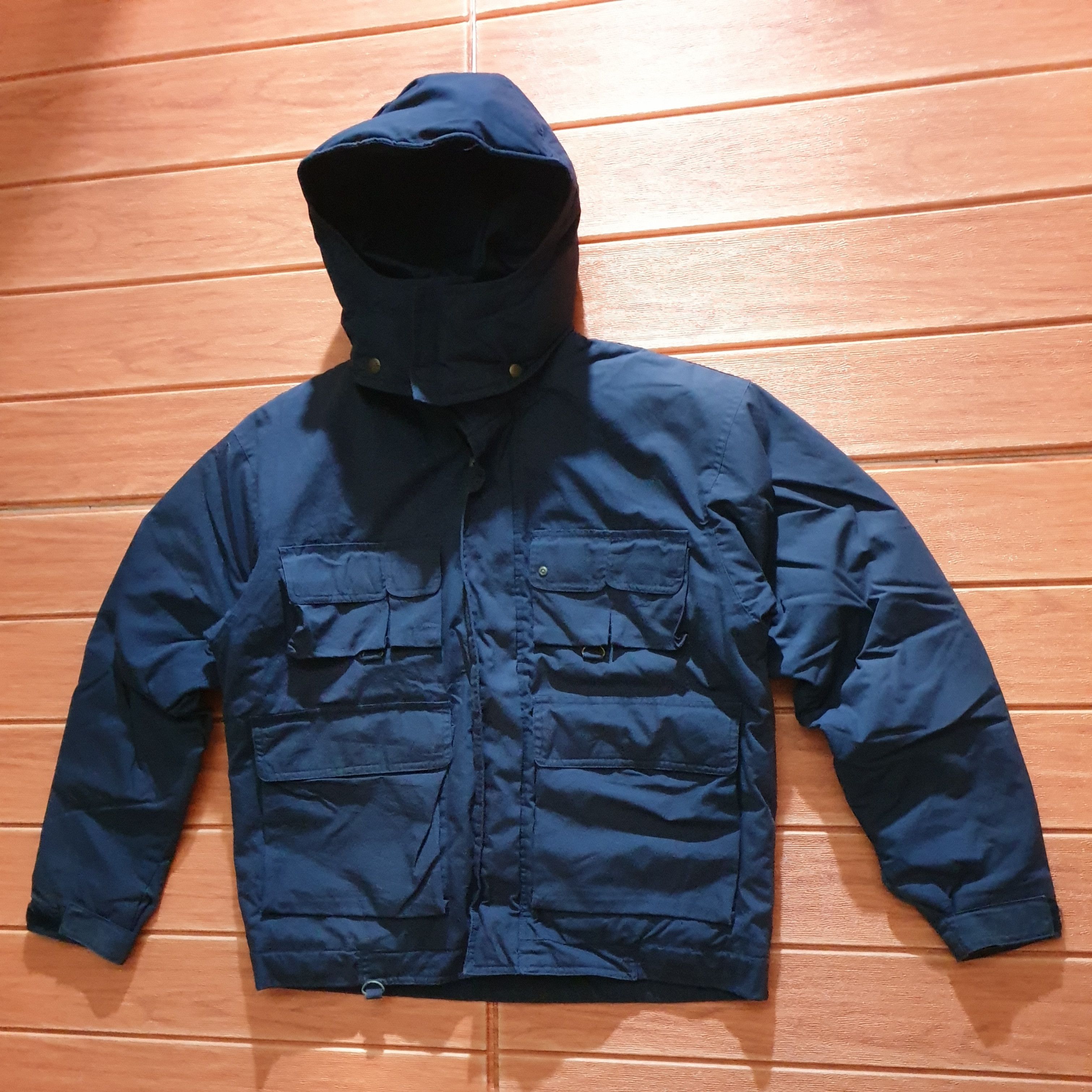 Japanese Brand 💥StreaM design multipocket streetwear blue jacket Size US L / EU 52-54 / 3 - 4 Thumbnail