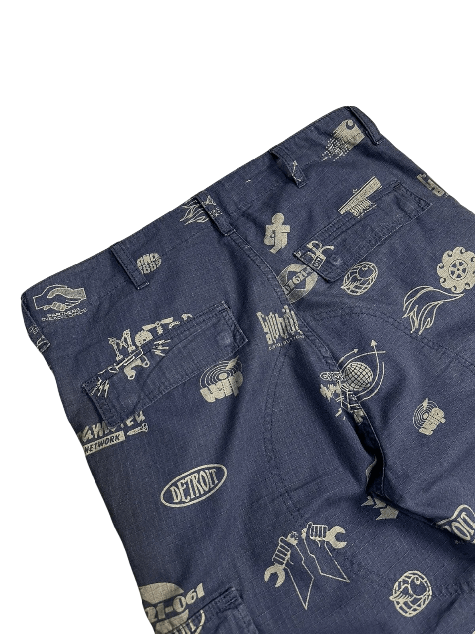 Carhartt Wip 👉 Vintage Baggy Cargo Pants Carhartt WIP Bontage Y2K Size US 32 / EU 48 - 18 Thumbnail