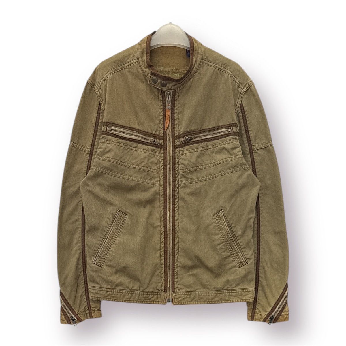 Japanese Brand 🔥 BALL Casual Moto Jacket (Café Racer Style), Menswear - L Size US M / EU 48-50 / 2 - 2 Thumbnail