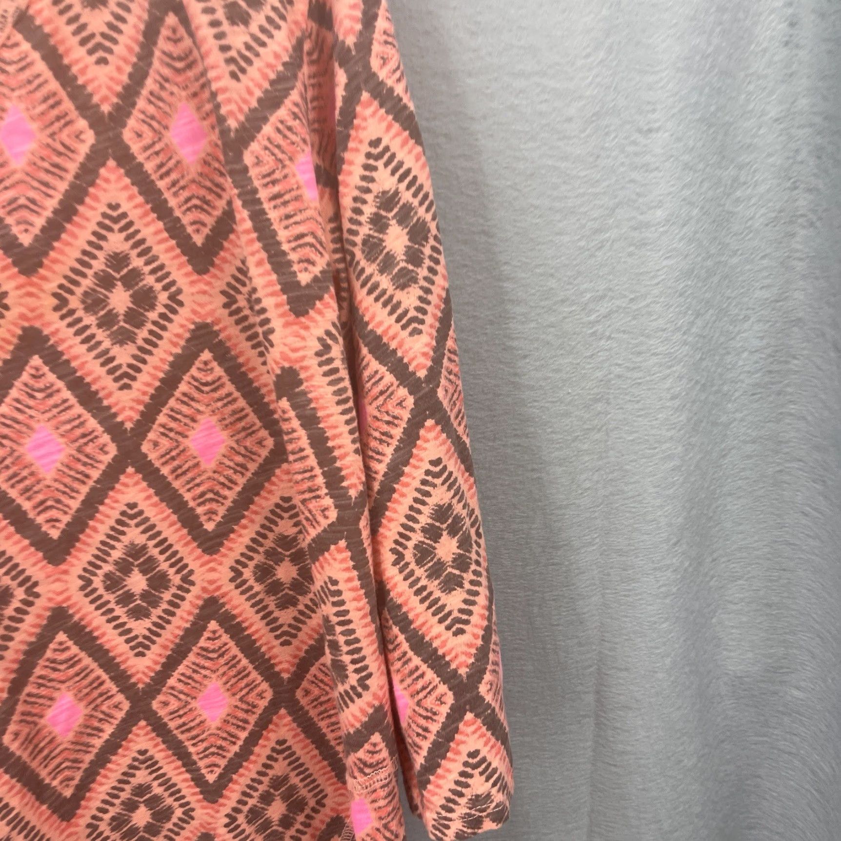 Vintage Fresh Produce Geometric Orange Tunic Womens XL Shirt Size XL / US 12-14 / IT 48-50 - 5 Thumbnail