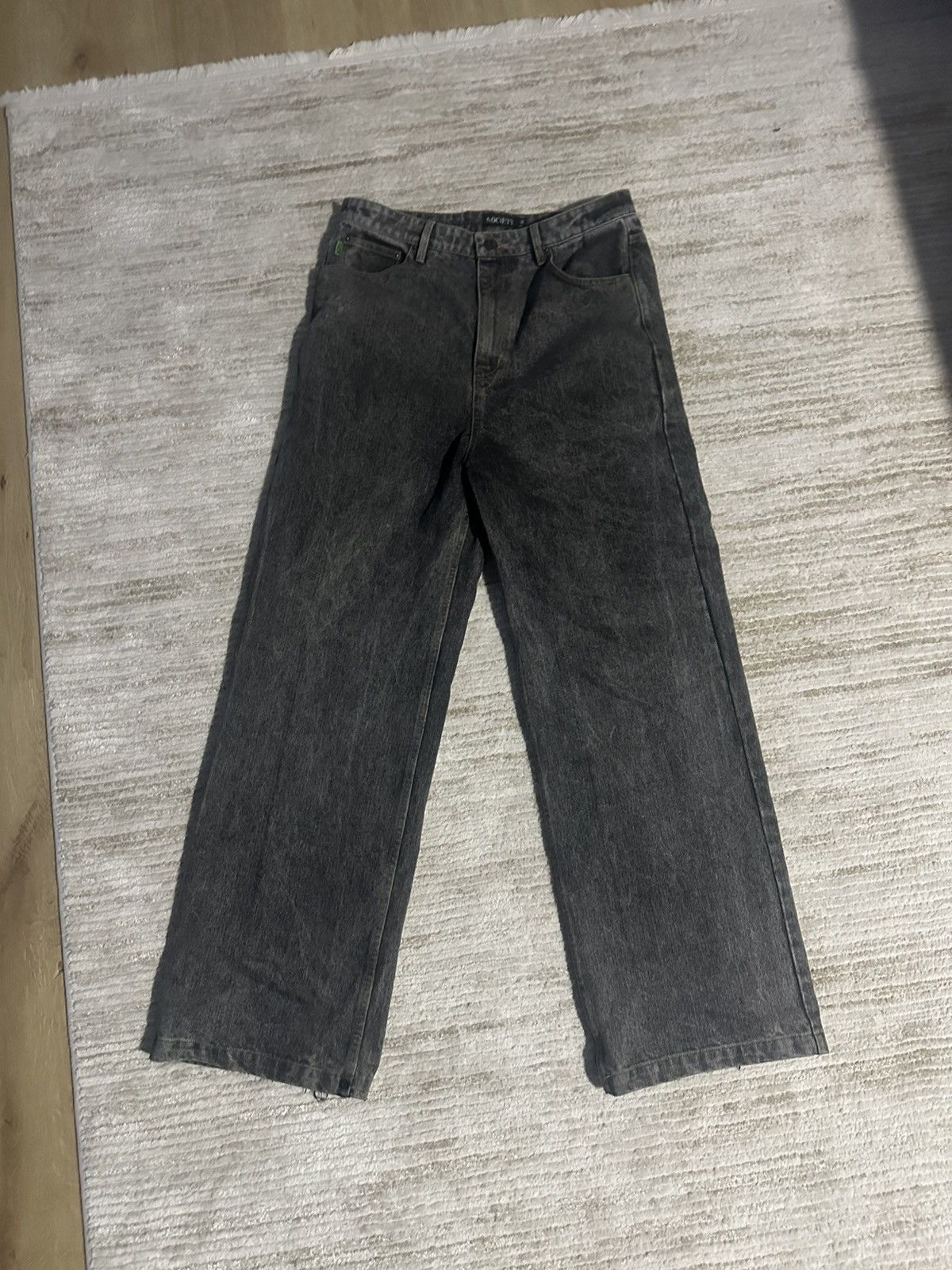 Other Black Nociety Baggy Denim Jeans Size US 30 / EU 46 - 1 Thumbnail