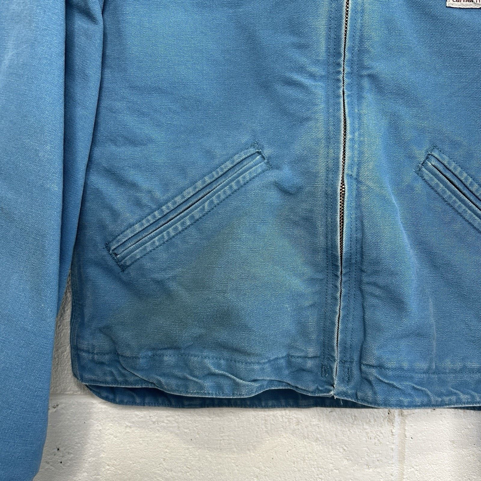 Carhartt Y2K Carhartt Sherpa-Lined Hooded Detroit Jacket “Blue Topaz” Size S / US 4 / IT 40 - 5 Thumbnail