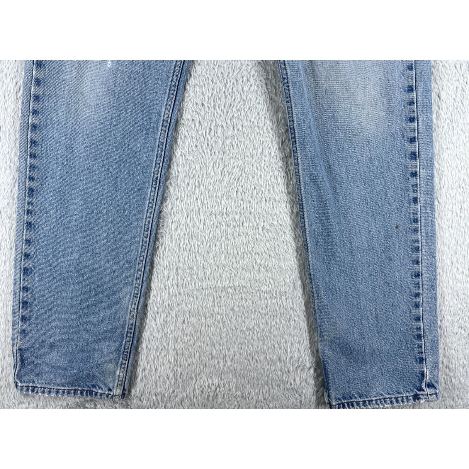 Harley Davidson Harley-Davidson Men's Jeans 32 Blue Denim Straight Distressed 5-Pocket Regular Fit Size US 32 / EU 48 - 3 Thumbnail