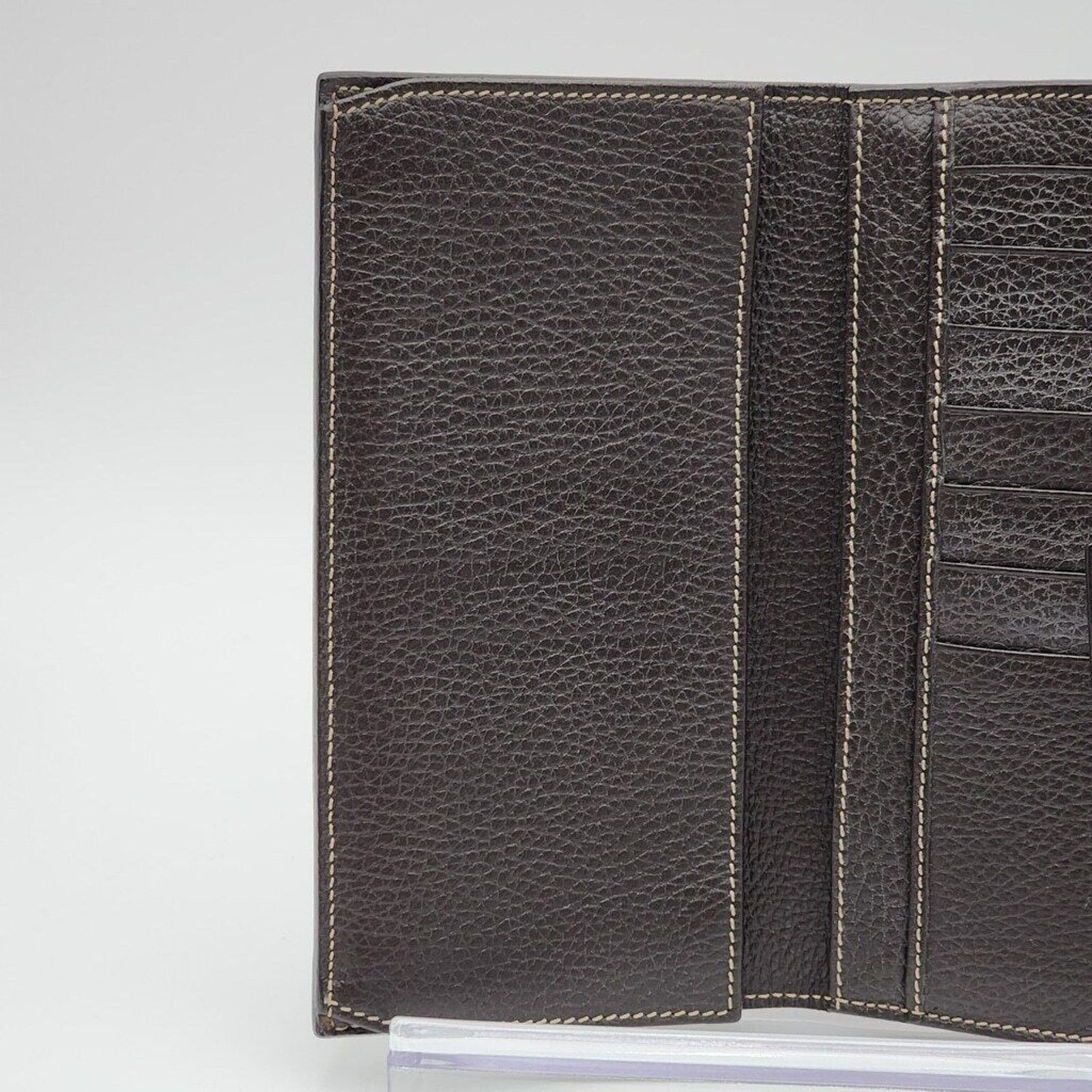 Gucci Gucci Monogram Continental Charmy Wallet Brown Size ONE SIZE - 13 Thumbnail