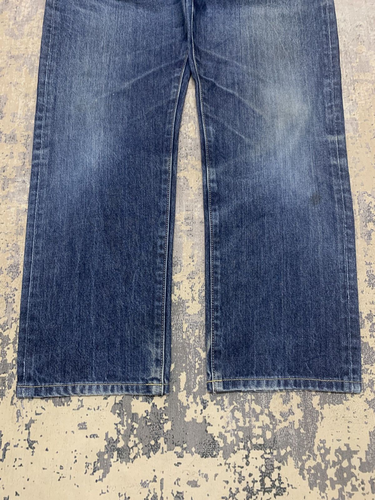 Japanese Brand Vintage Uniqlo Rusty Claw Mark Japanese Denim Jeans Size US 32 / EU 48 - 4 Thumbnail