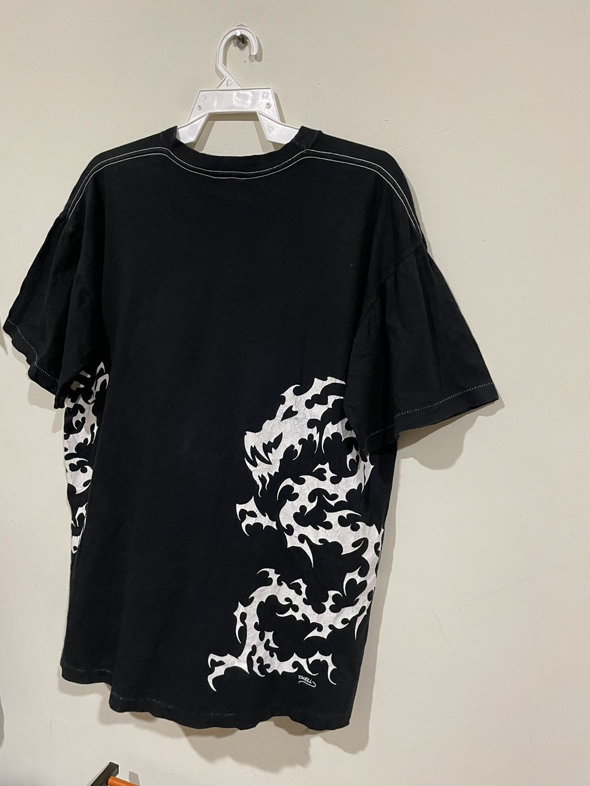 Vintage Vintage Dwell 90s Drill Skateboard Dwell Dragon Graffiti Tee Size US L / EU 52-54 / 3 - 7 Thumbnail