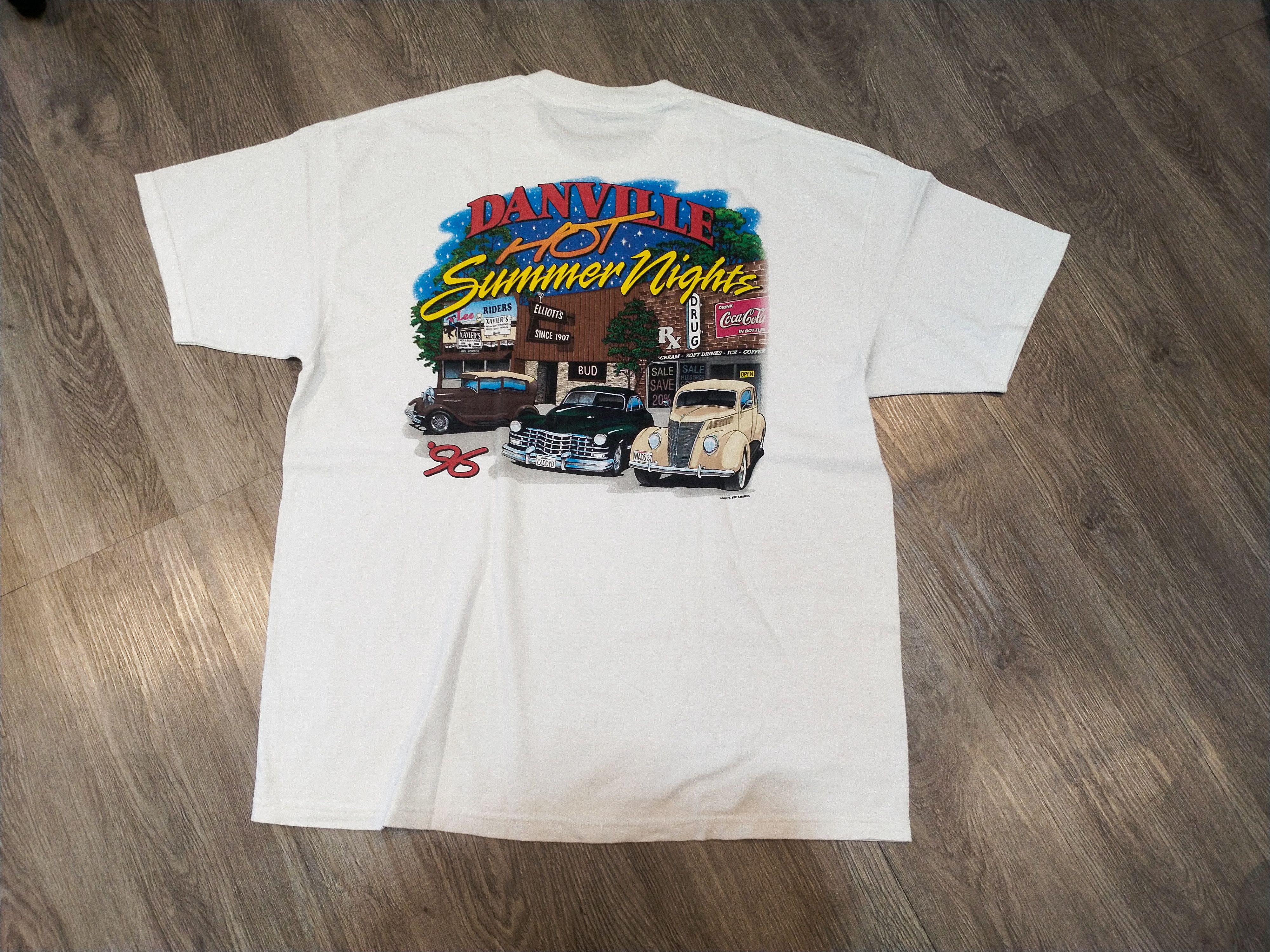 Lee Vintage 90s Danville Hot Summer Night Size US XL / EU 56 / 4 - 2 Thumbnail
