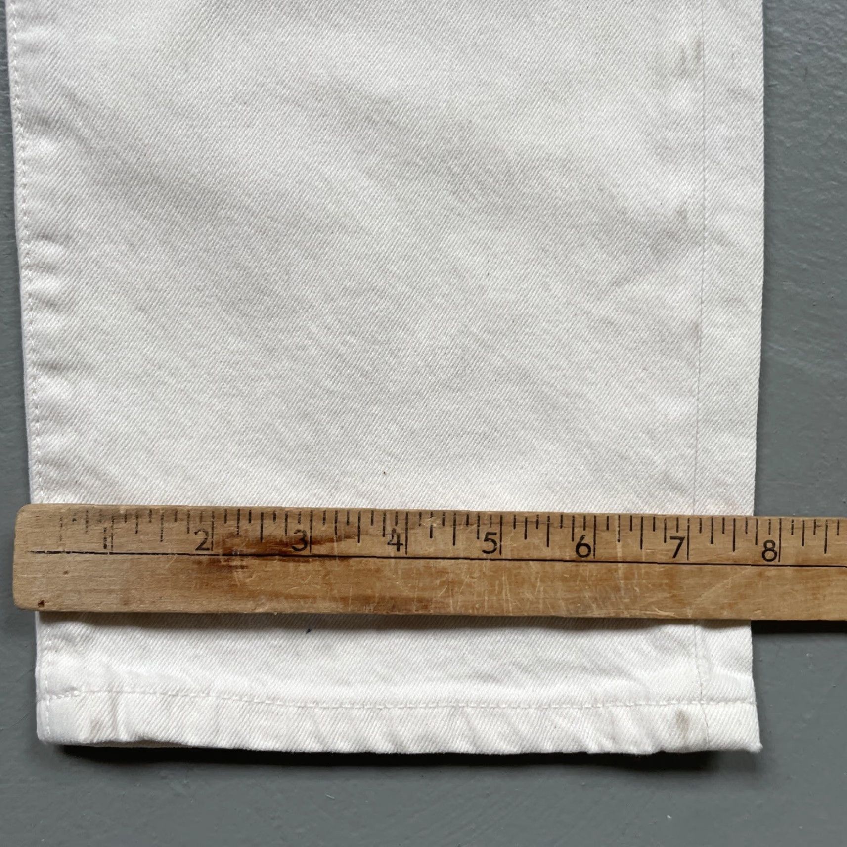 Vintage VINTAGE Stussy Jeans Denim Slim 5-Pocket Skate 1990s-Y2K Made in Usa NWT Size 36 Mens Jeans Unbleached White USA 90s Size US 36 / EU 52 - 4 Thumbnail