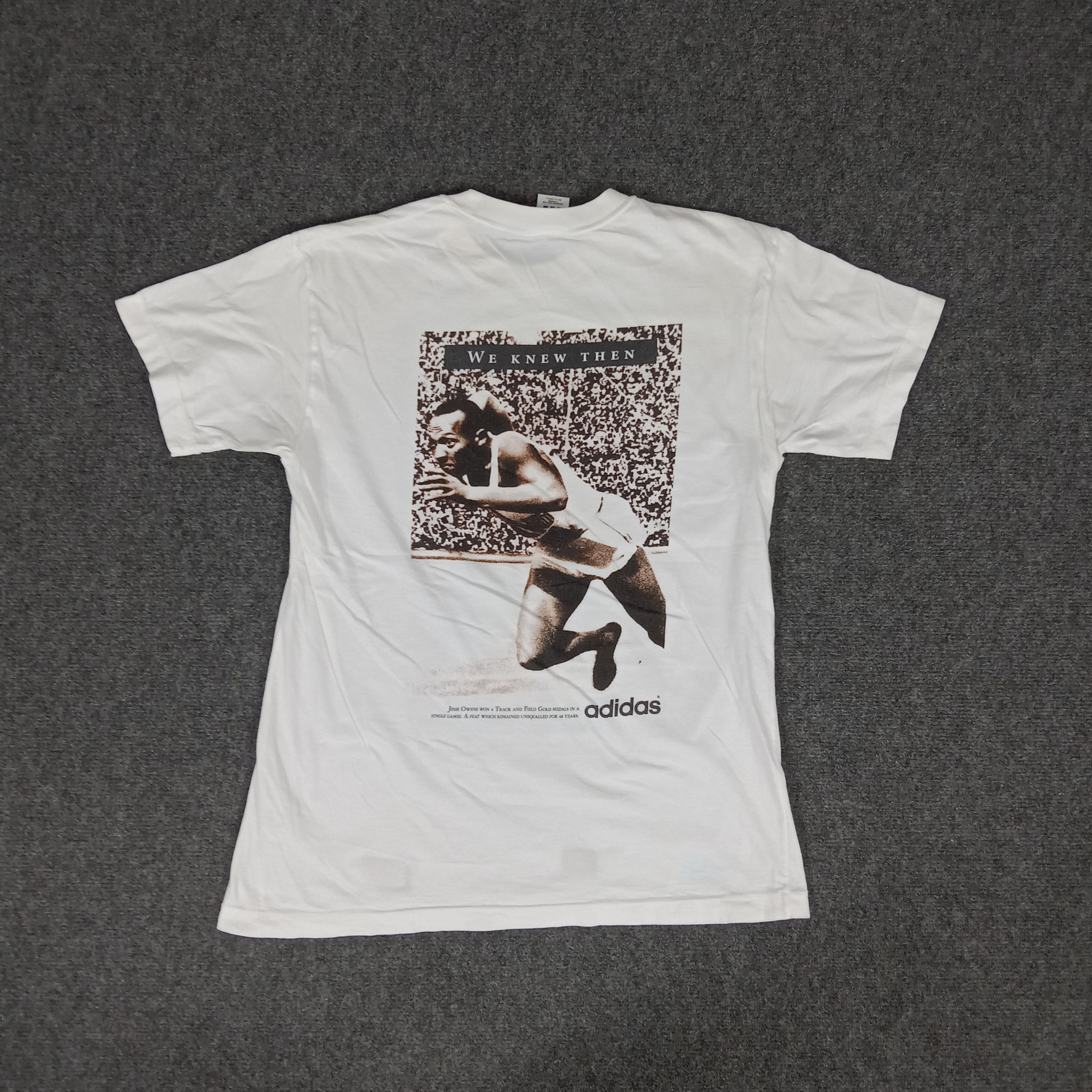 Adidas × Vintage Adidas We Know Now Running Design Tshirt Size US M / EU 48-50 / 2 - 8 Thumbnail
