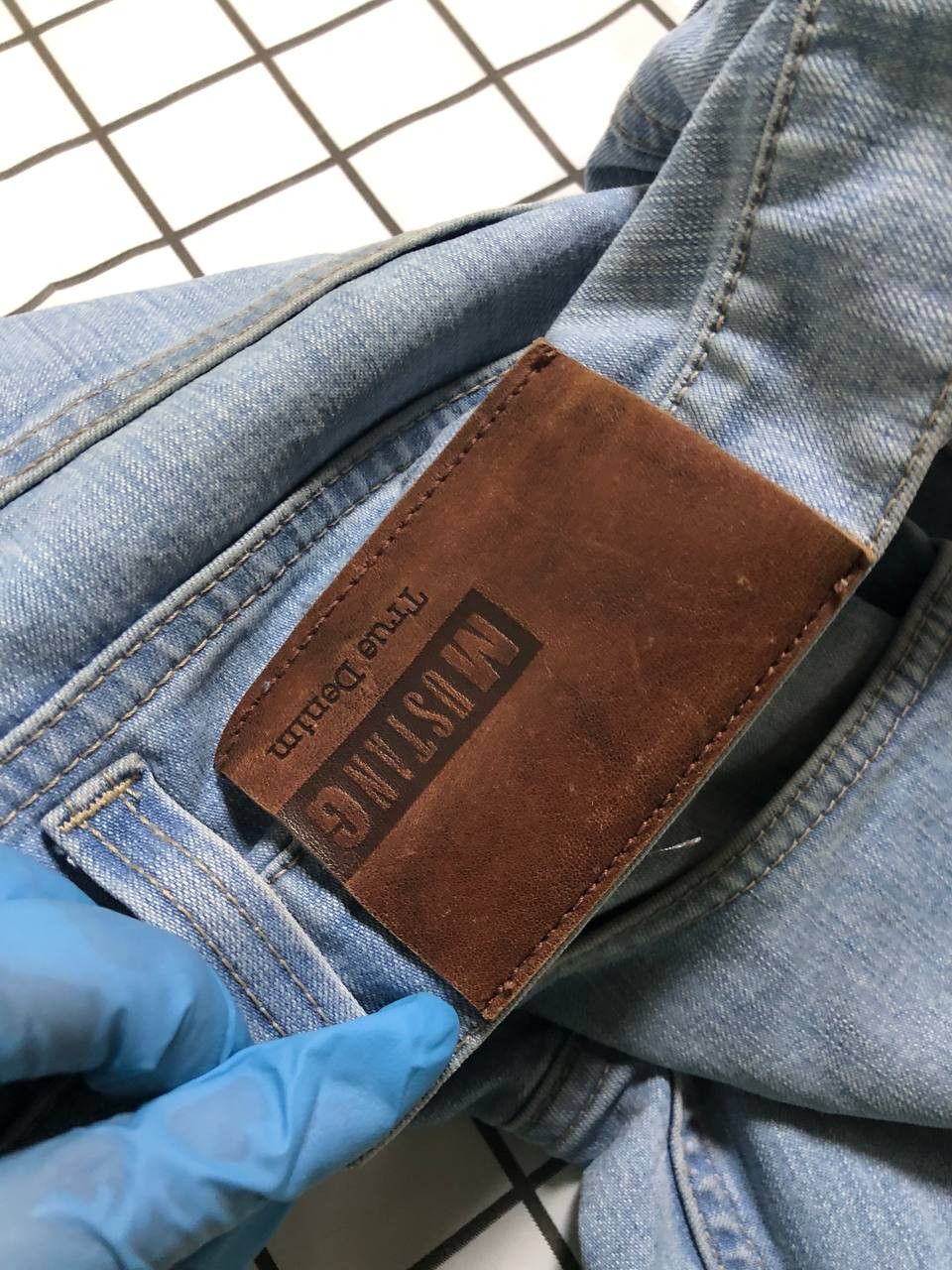 Mustang Mustang Denim Jeans: High Waisted Distressed Blue Size US 34 / EU 50 - 21 Thumbnail