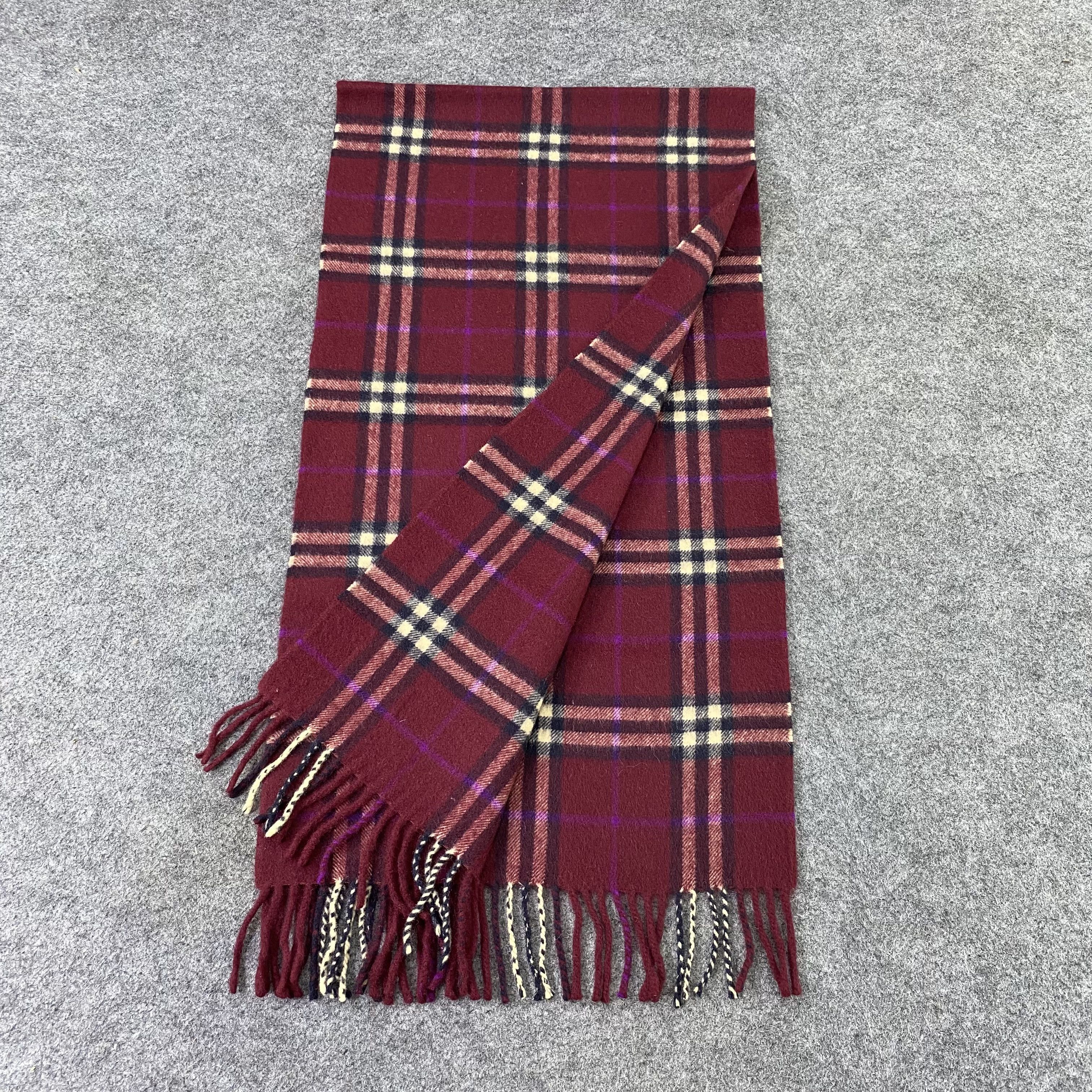 Burberry Burberry Cashmere Scarf / Muffler / Neckwear - T1312 Size ONE SIZE - 3 Thumbnail