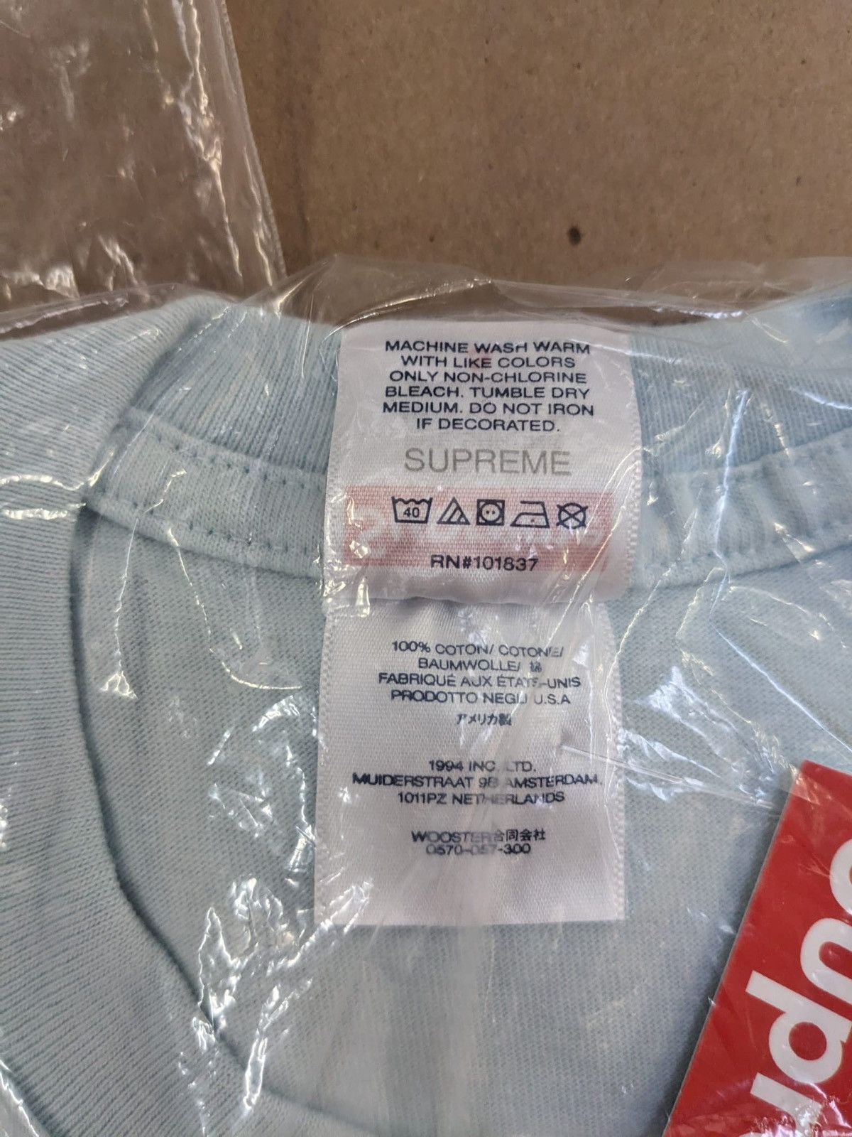 Supreme SS23 SUPREME KURT COBAIN TEE T-SHIRT PALE BLUE S SMALL 2023 Size US S / EU 44-46 / 1 - 5 Thumbnail