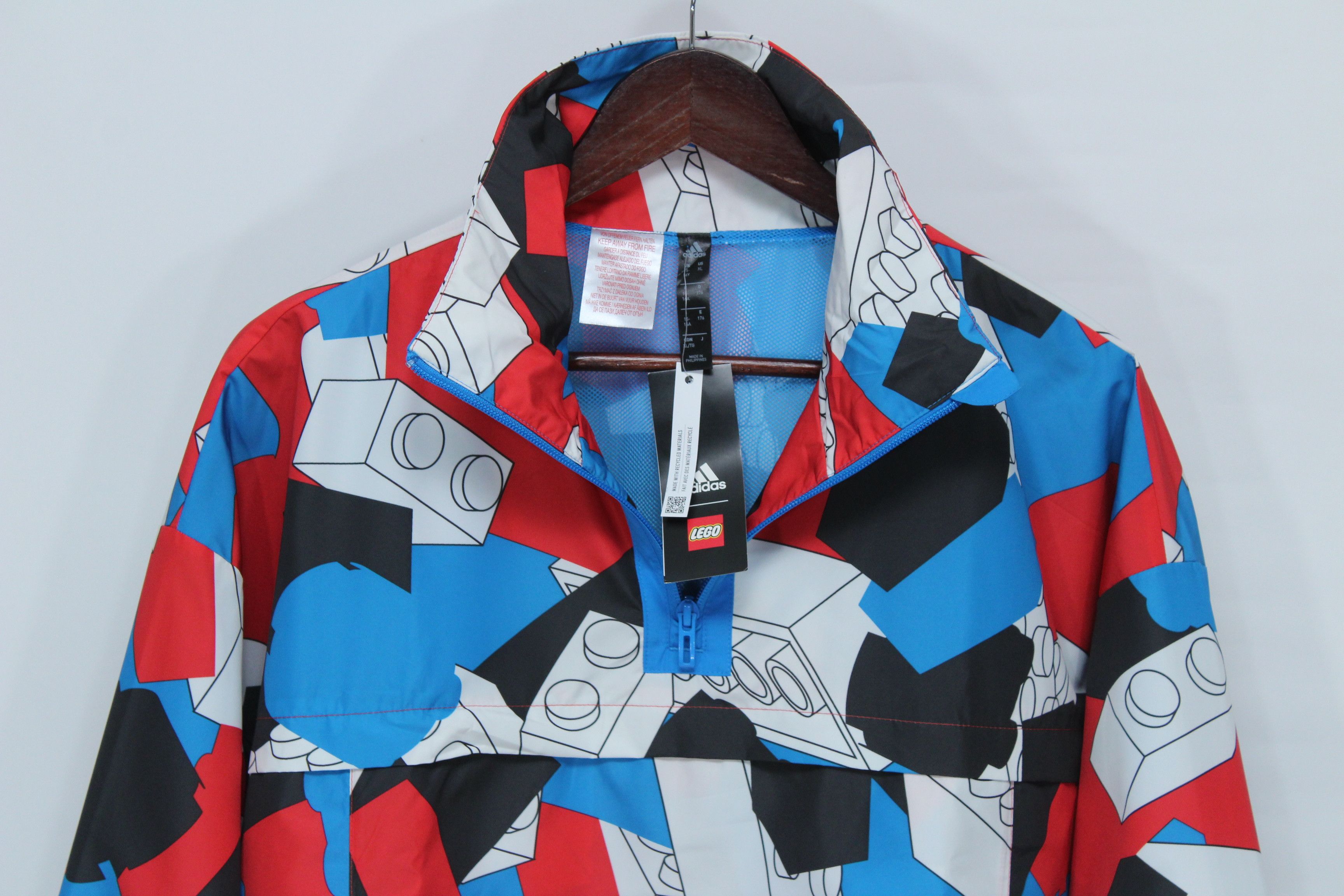 Adidas Adidas x LEGO Training Windbreaker Anorak Jacket Size US M / EU 48-50 / 2 - 2 Thumbnail
