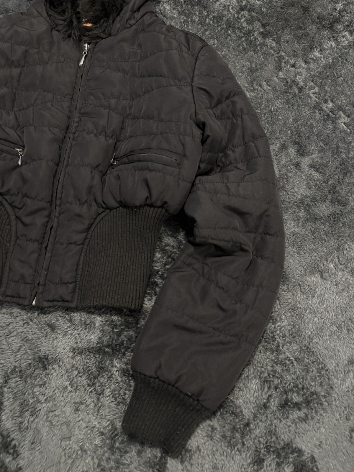 If Six Was Nine 00s LGB If Six Was Nine Style Multi Faux Fur Jacket Size M / US 6-8 / IT 42-44 - 2 Thumbnail