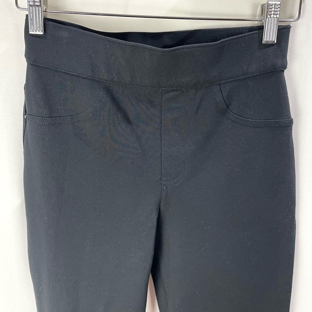 Spanx LIKE NEW SPANX Jean-ish Jet Black Ponte Jeggings Size S Size 27" / US 4 / IT 40 - 6 Thumbnail