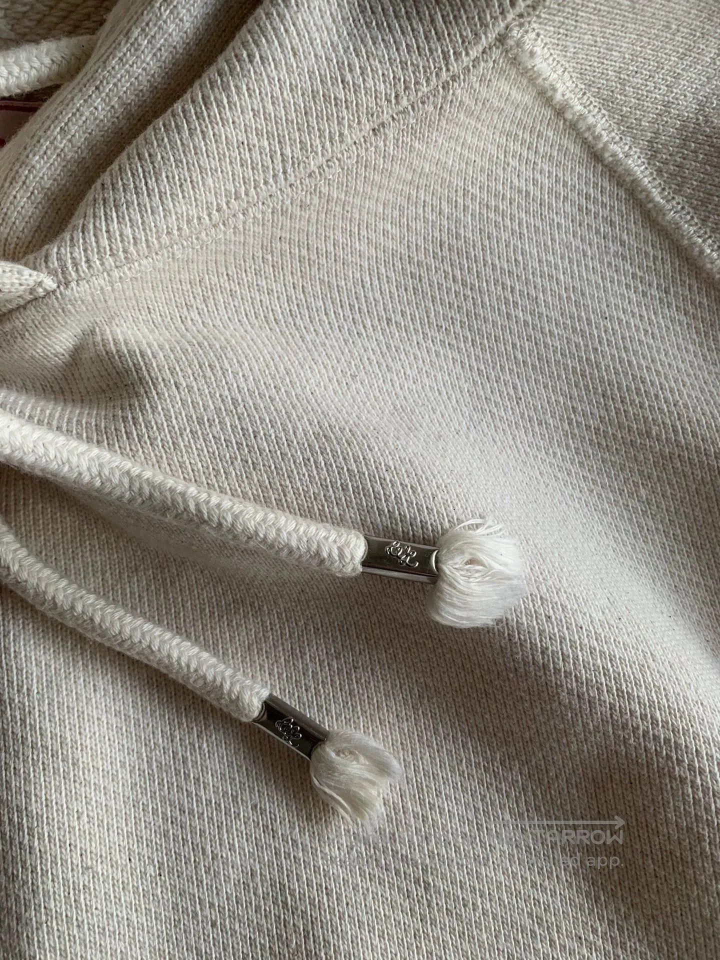 Wonderlooper White Hoodie with Drawstring and Kangaroo Pocket. Size US XXL / EU 58 / 5 - 3 Thumbnail