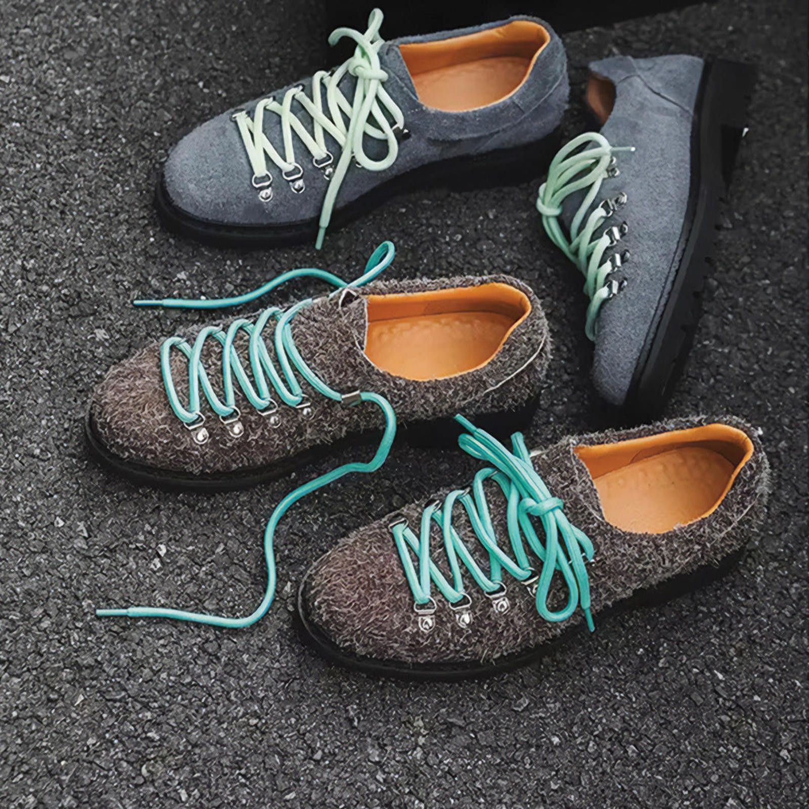Other Textured Shag Hiking Derby Shoes Size US 8 / EU 41 - 3 Thumbnail