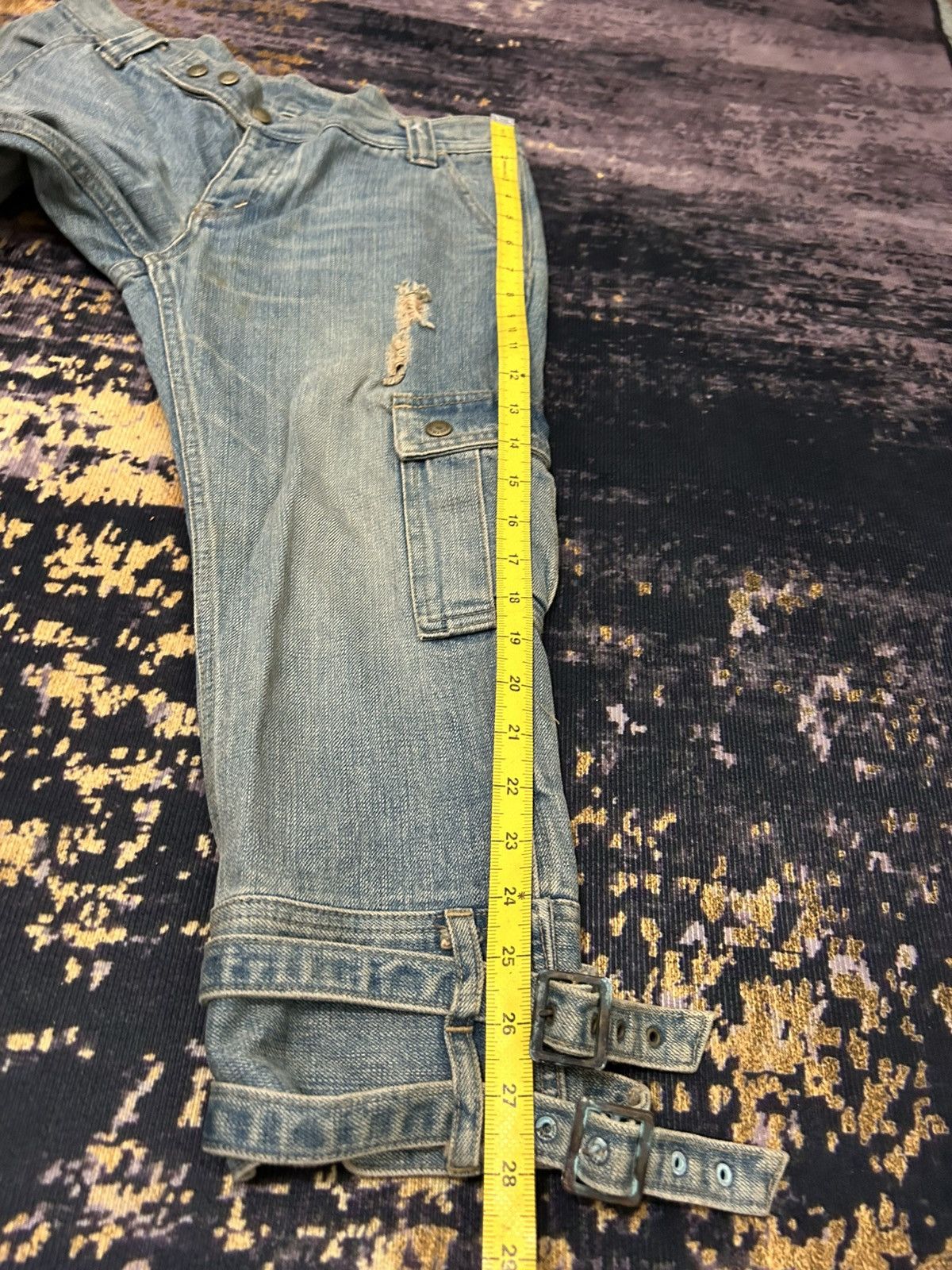 Hysteric Glamour Vintage Hysteric Glamour Bondage Cargo Croped Jeans Size US 30 / EU 46 - 25 Thumbnail