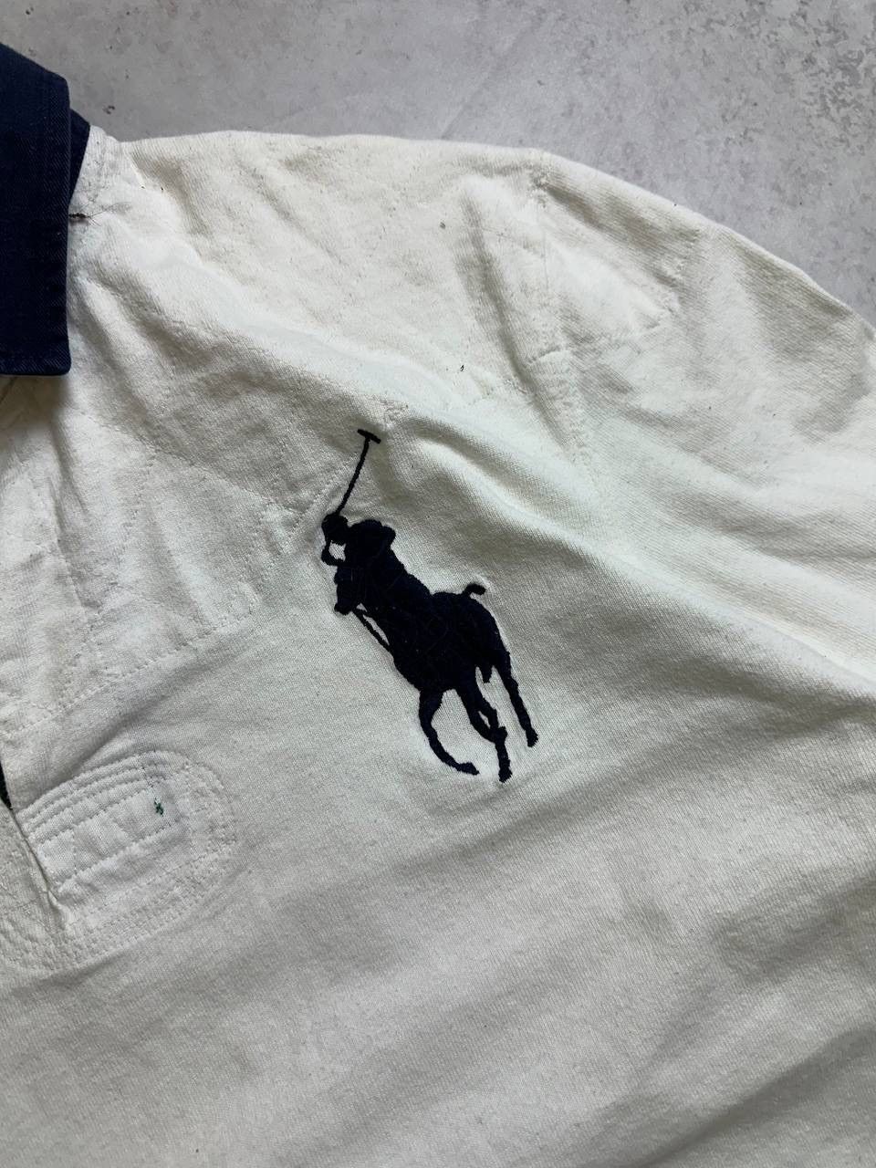 Polo Ralph Lauren × Vintage Vintage Polo Ralph Lauren Chief Keef Style Rugby Shirt L Size US L / EU 52-54 / 3 - 6 Thumbnail