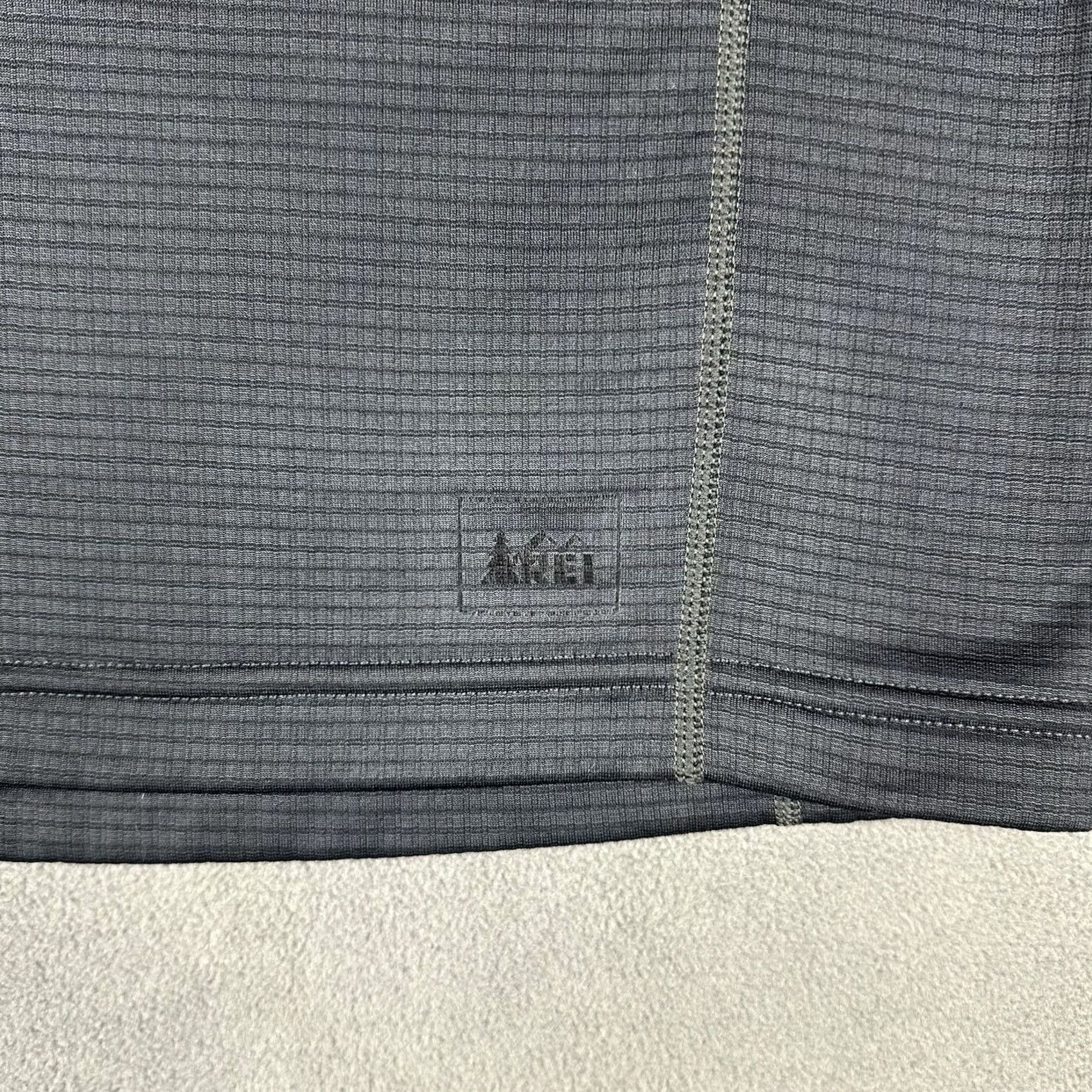Vintage REI Co-op Shirt Mens L Gray Quarter Zip Long Sleeve Stretch Pullover Polartec Size US L / EU 52-54 / 3 - 6 Thumbnail