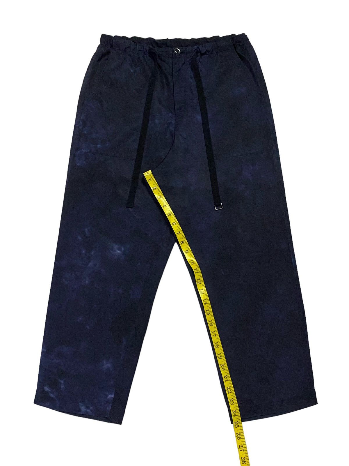Yohji Yamamoto Yohji Yamamoto Uneven Dyeing Belted Trousers Pants Size 30" / US 8 / IT 44 - 7 Thumbnail