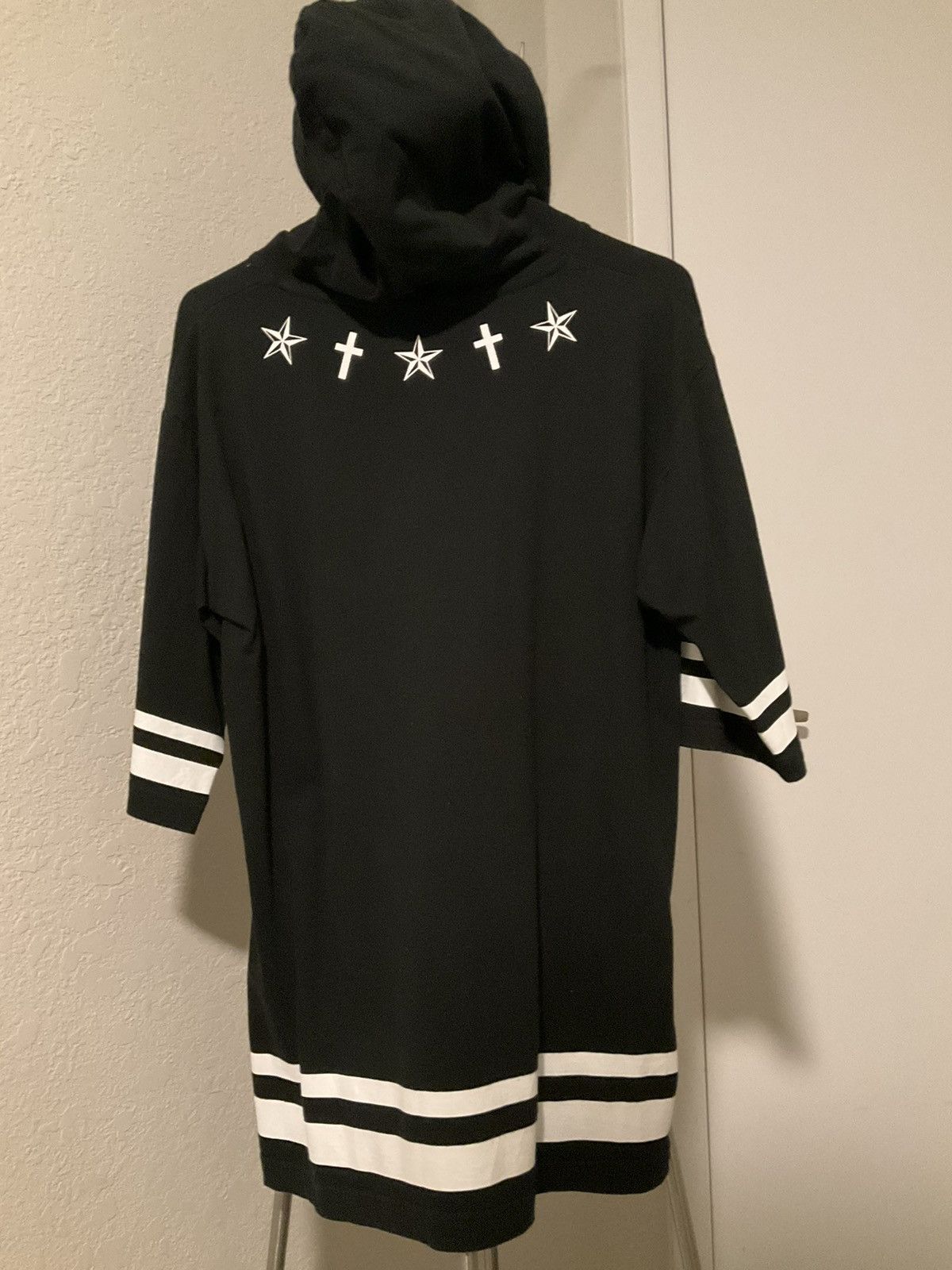 Japanese Brand × Vintage B One Soul Japanese Brand New York short sleeve hoodie Size US L / EU 52-54 / 3 - 3 Thumbnail