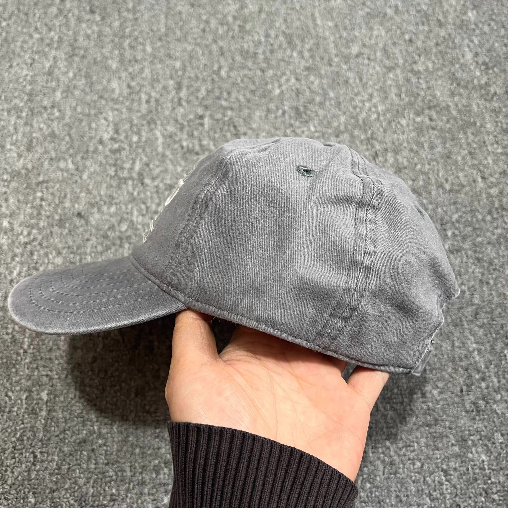 Cross Colours Cross Colours Washed Vintage Curved Brim Baseball Cap Q7 Size ONE SIZE - 7 Thumbnail