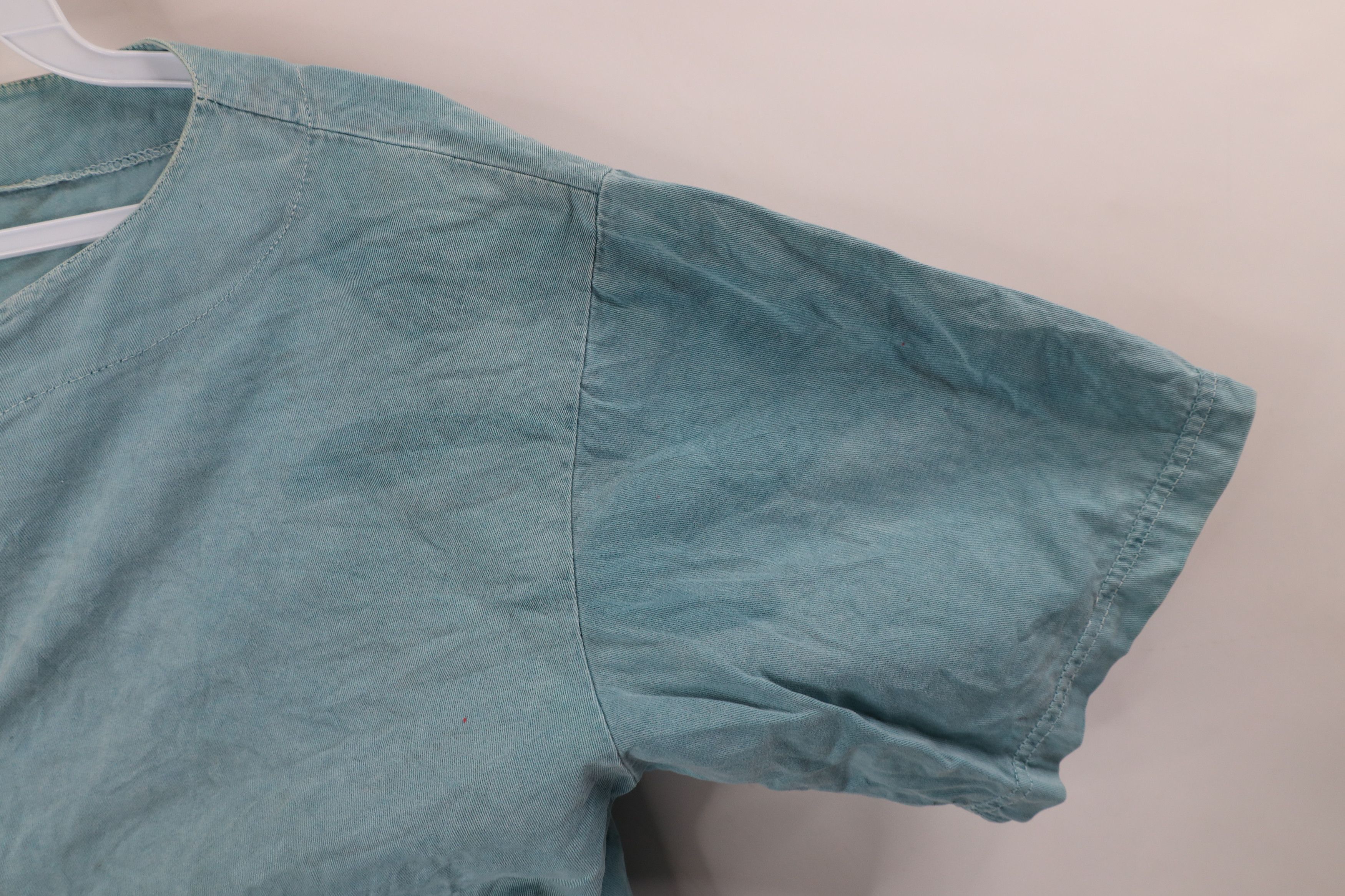 Vintage Vintage 50s 60s Streetwear Blank Rayon Baseball Jersey Teal Size US XL / EU 56 / 4 - 4 Thumbnail