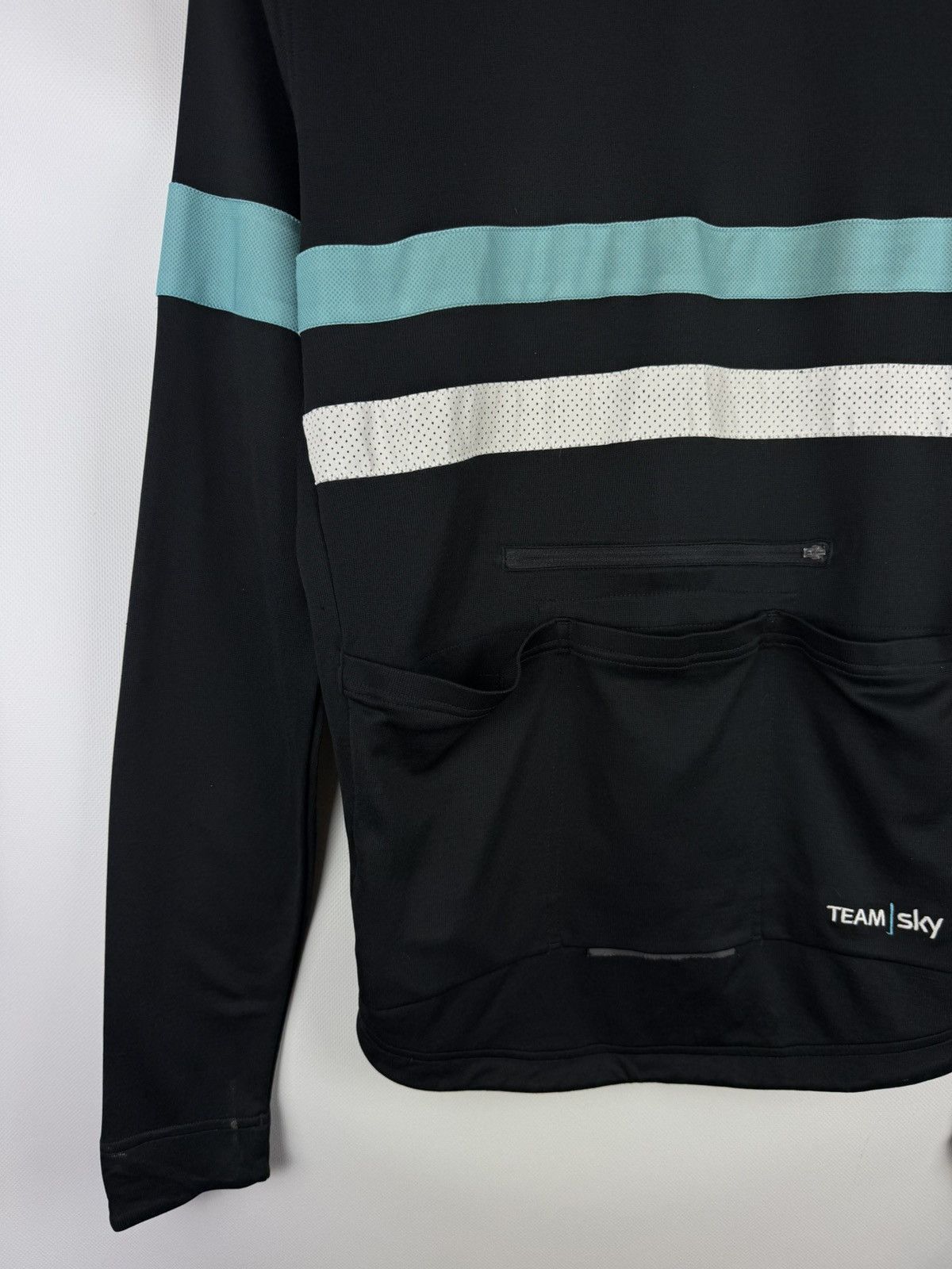 Rapha Rapha Team Sky Men’s Full Zip Cycling Long Sleeve Jersey Size US S / EU 44-46 / 1 - 20 Thumbnail