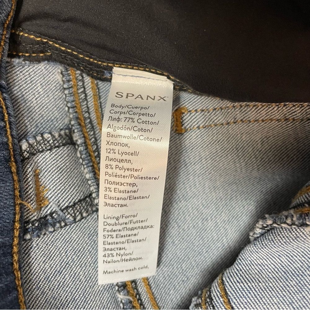 Spanx NWT New $128 Spanx Light Vintage Wash Skinny Jean Size XS Size 26" / US 2 / IT 38 - 8 Thumbnail