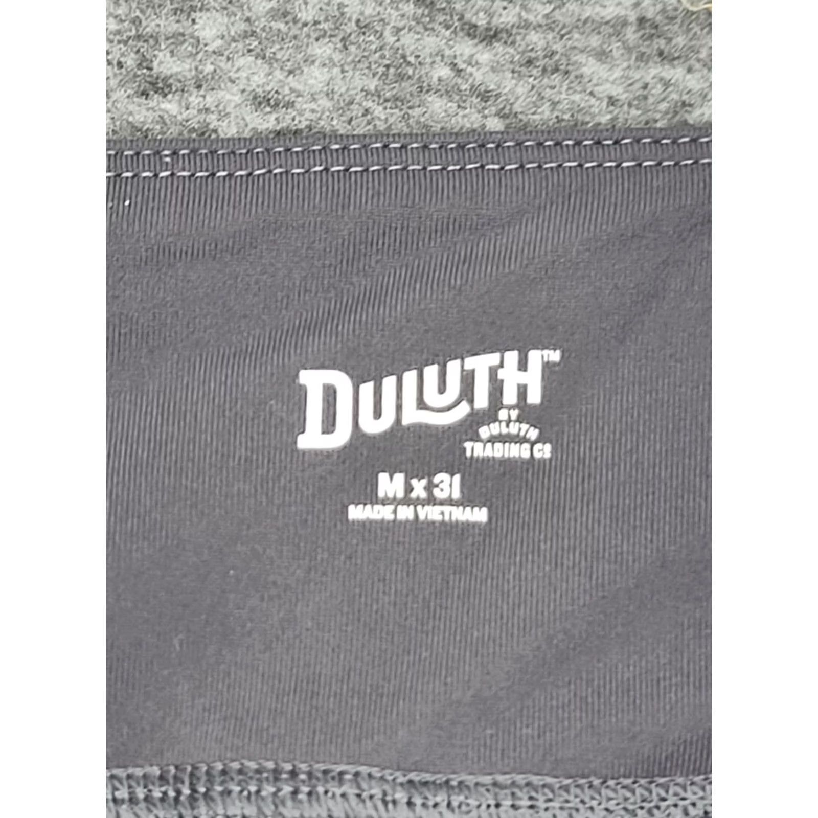 Vintage Duluth NoGA Classic Slim Leg Pants Gray Womens M | Nylon Spandex Jersey | High Rise | Pockets | Athleisure Yoga Hiking Size 32" / US 10 / IT 46 - 3 Thumbnail