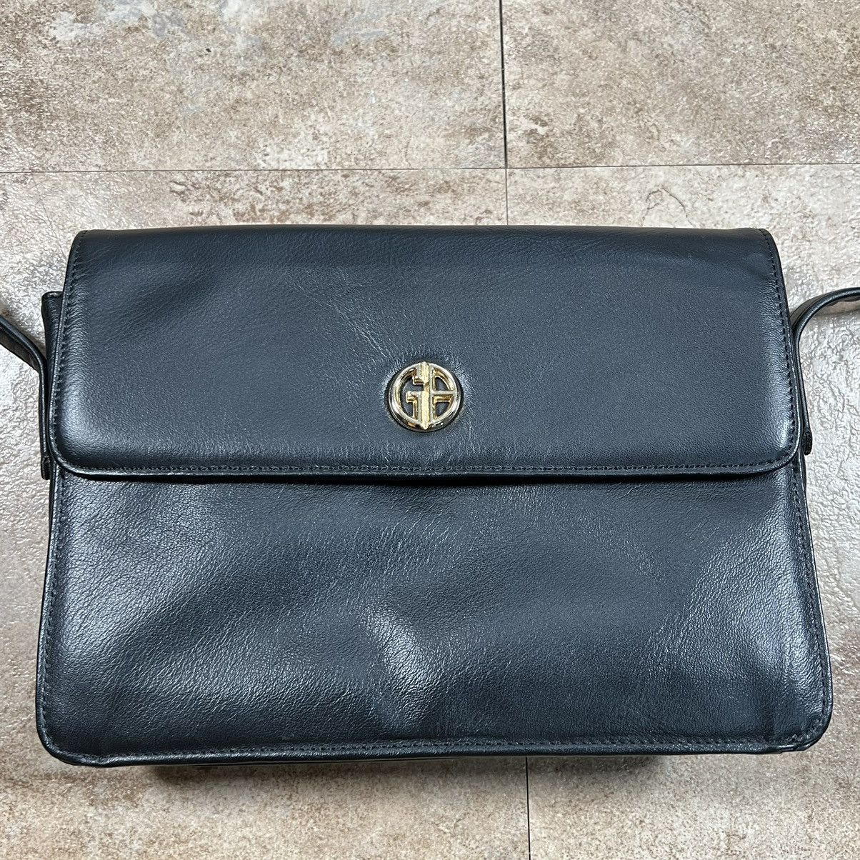 Other Giani Bernini Black Leather crossbody Shoulder Purse Size ONE SIZE - 3 Thumbnail
