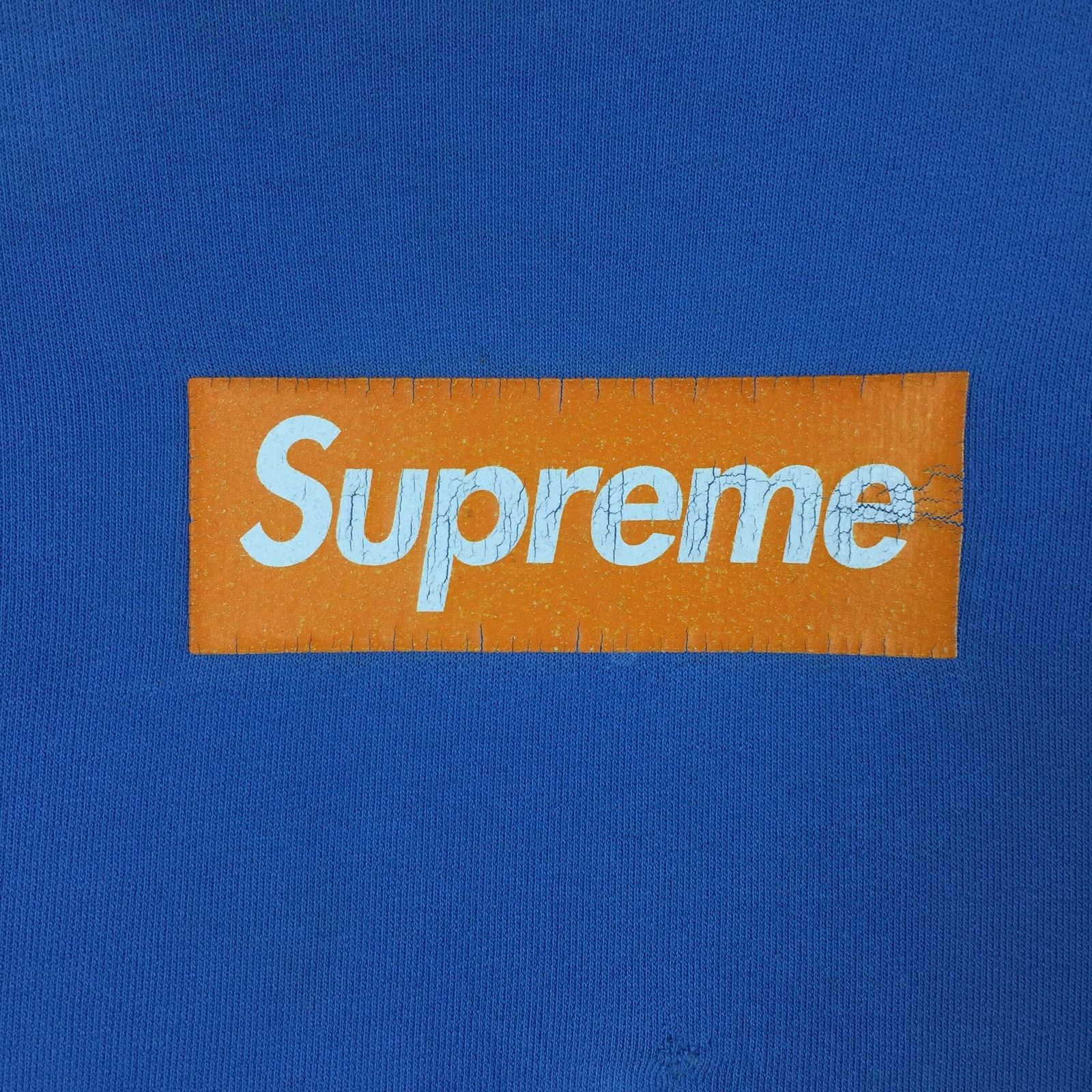 Supreme 2007 Supreme Screenprint Orange Box Logo Crewneck Size US XL / EU 56 / 4 - 3 Thumbnail