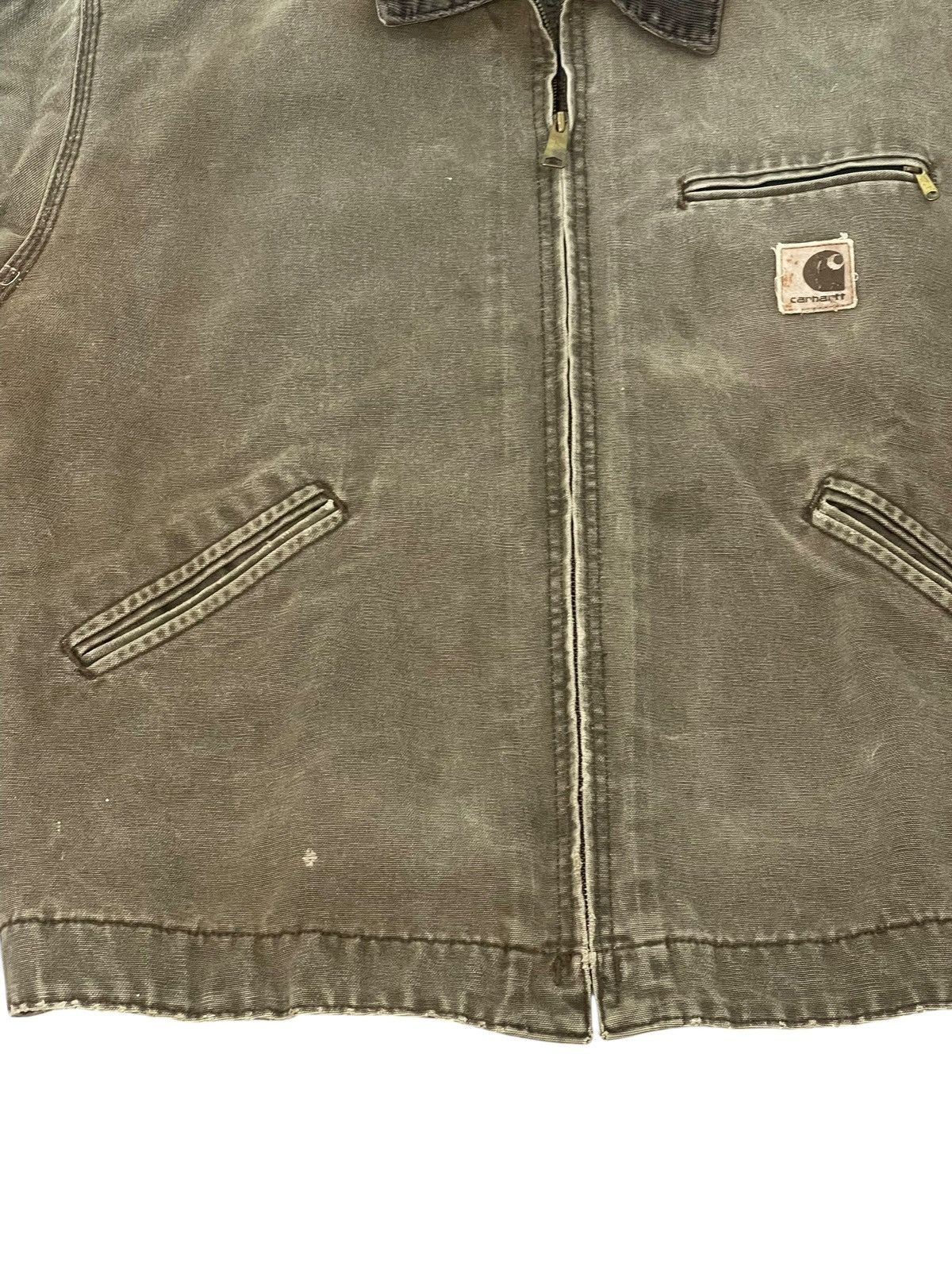 Carhartt Vtg Carhartt Detroit USA Blanket Lining Sun Faded 5🟩5 Size US L / EU 52-54 / 3 - 7 Thumbnail