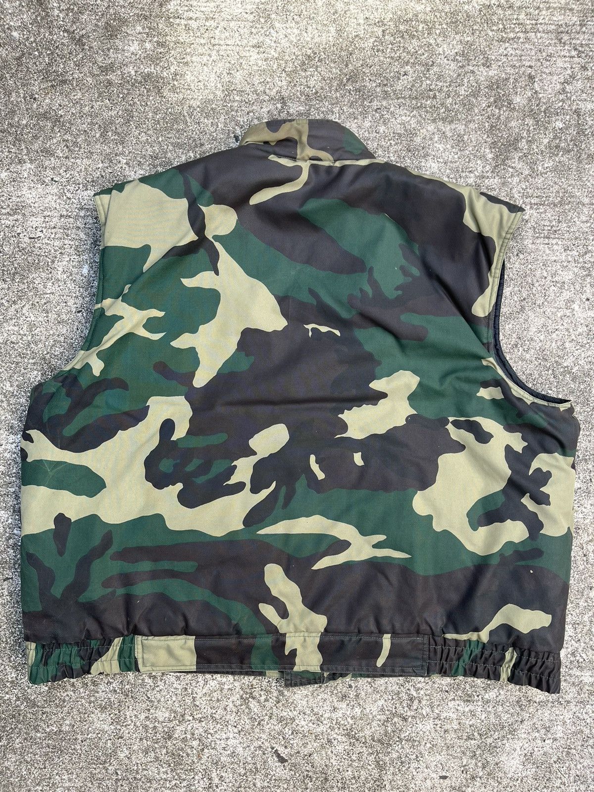 Japanese Brand Woodland Camo Tactical Vest Size US XL / EU 56 / 4 - 7 Thumbnail