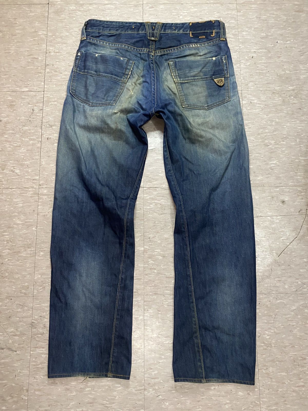 Hollywood Trading Company HTC hollywood trading company distressed jeans Size US 35 - 4 Thumbnail
