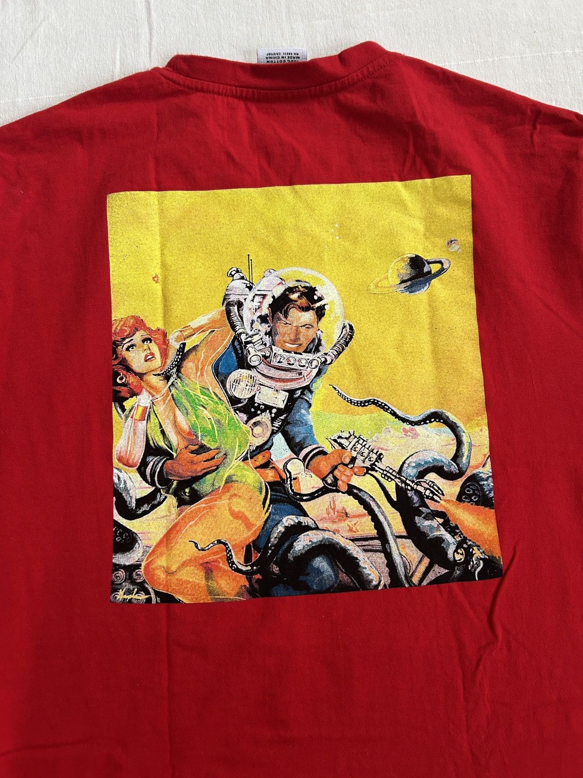 Billionaire Boys Club Billionaire Boys Club BBC Red Spaceman Graphic Long sleeve T Size US L / EU 52-54 / 3 - 2 Thumbnail