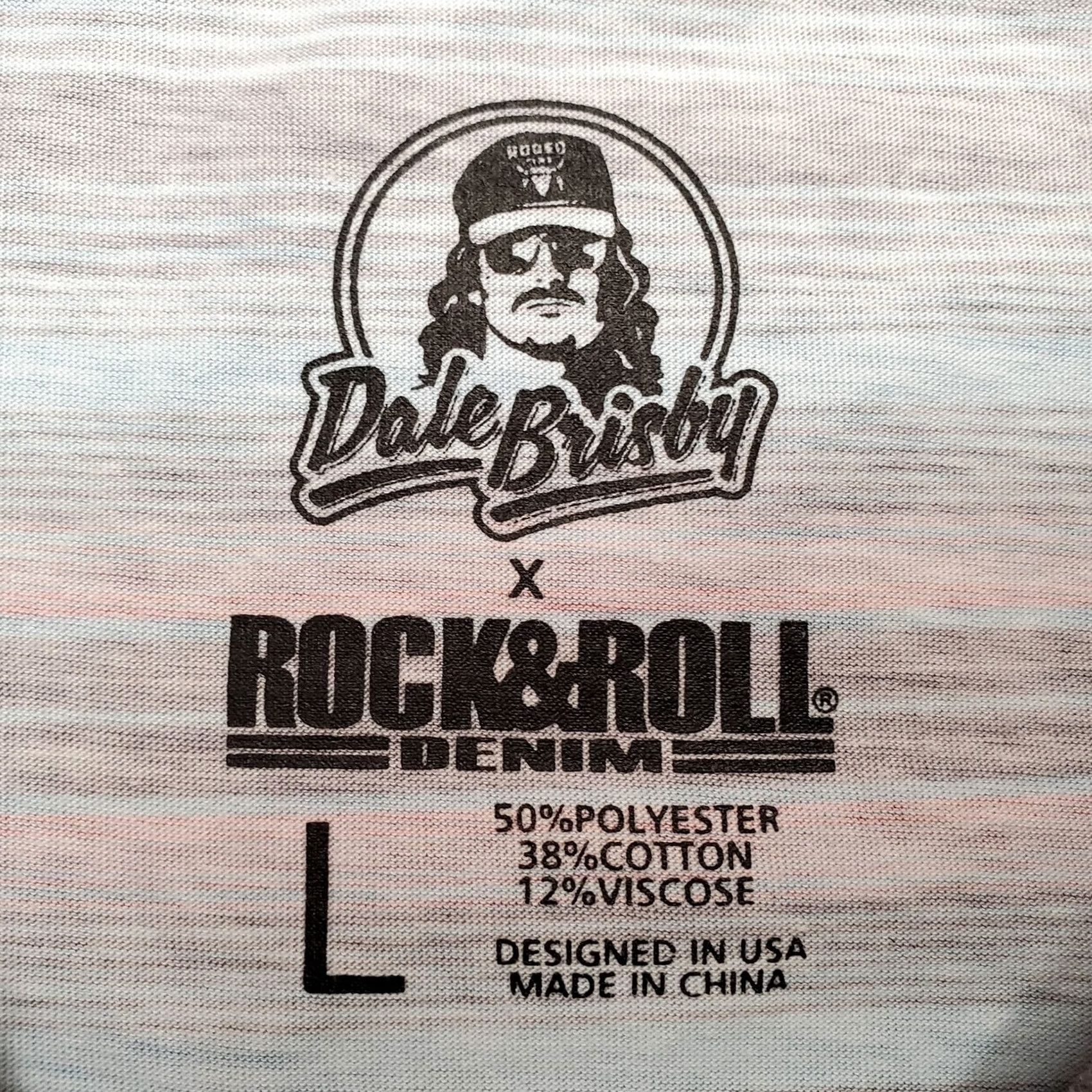 Denime Dale Brisby Shirt Mens L Blue Striped Rock&Roll Denim Rodeo Cowboy Western Size US L / EU 52-54 / 3 - 4 Thumbnail