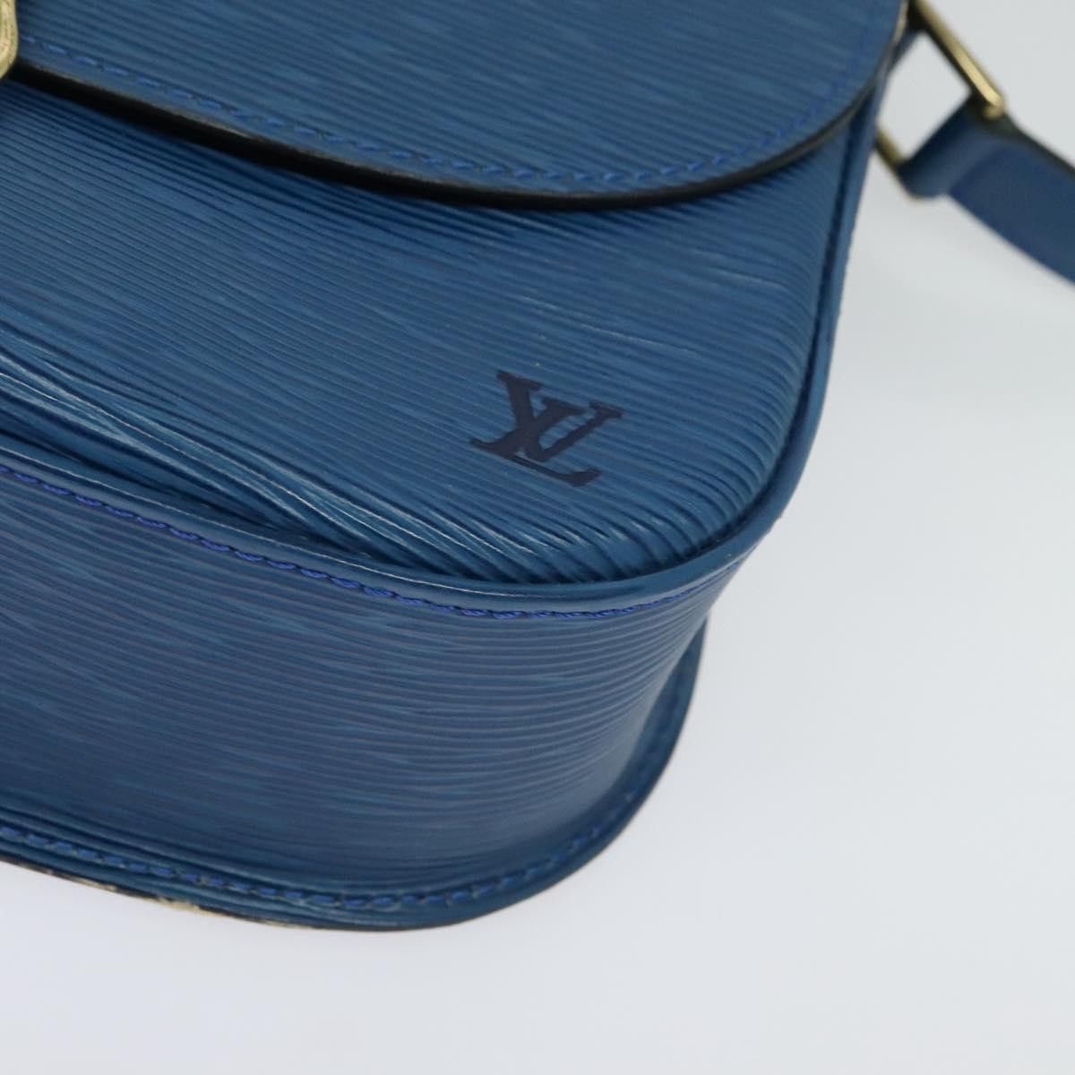Louis Vuitton LOUIS VUITTON Epi Saint Cloud GM Shoulder Bag Toledo Blue Size ONE SIZE - 16 Thumbnail